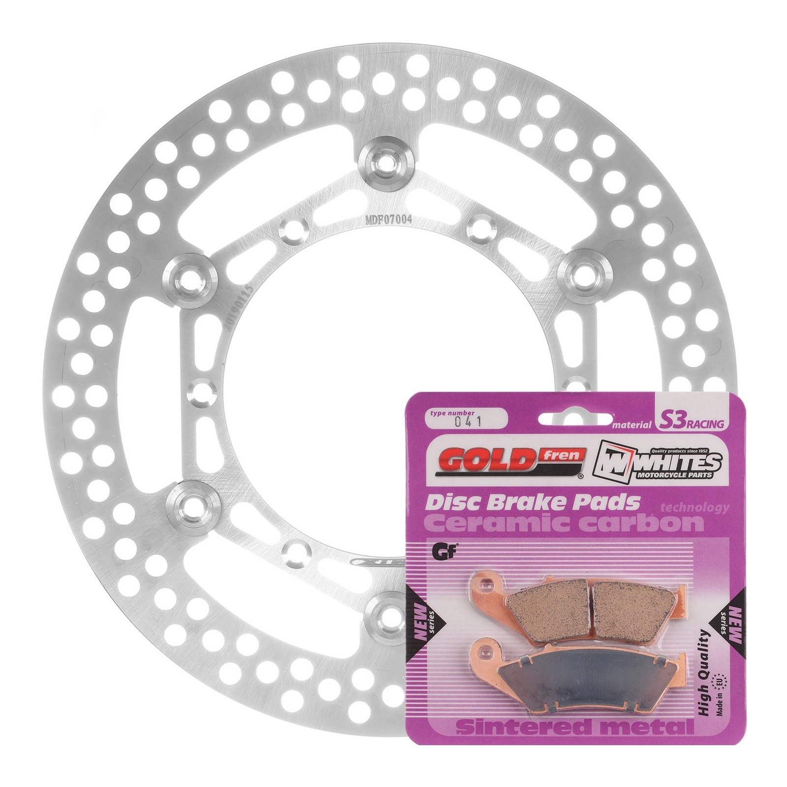 Brake Disc & Pad Front Kit - Yamaha YZ450F '03-'07