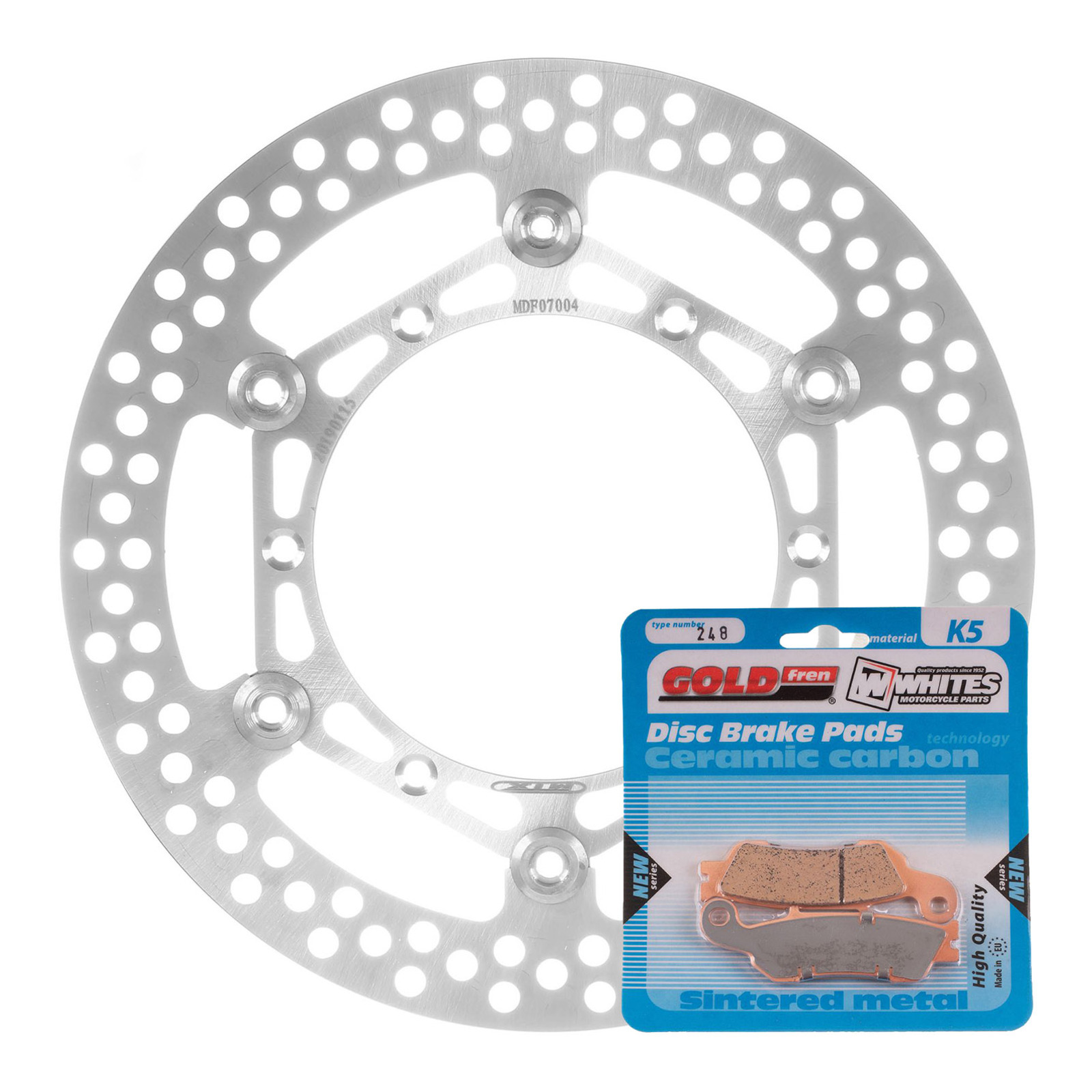 Brake Disc & Pad Front Kit - Yamaha YZ450F '08-'15