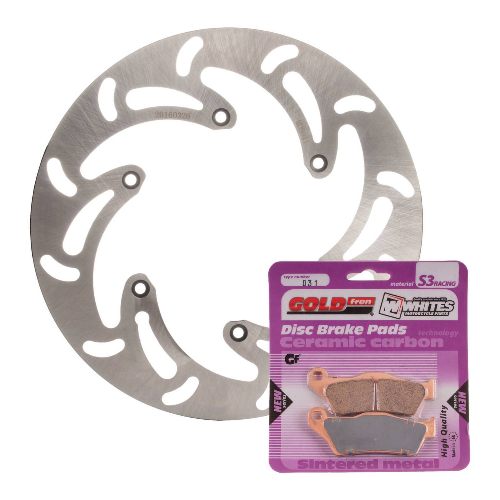 BRAKE DISC & PAD FRONT KIT - KTM 250 SX-F 05-06