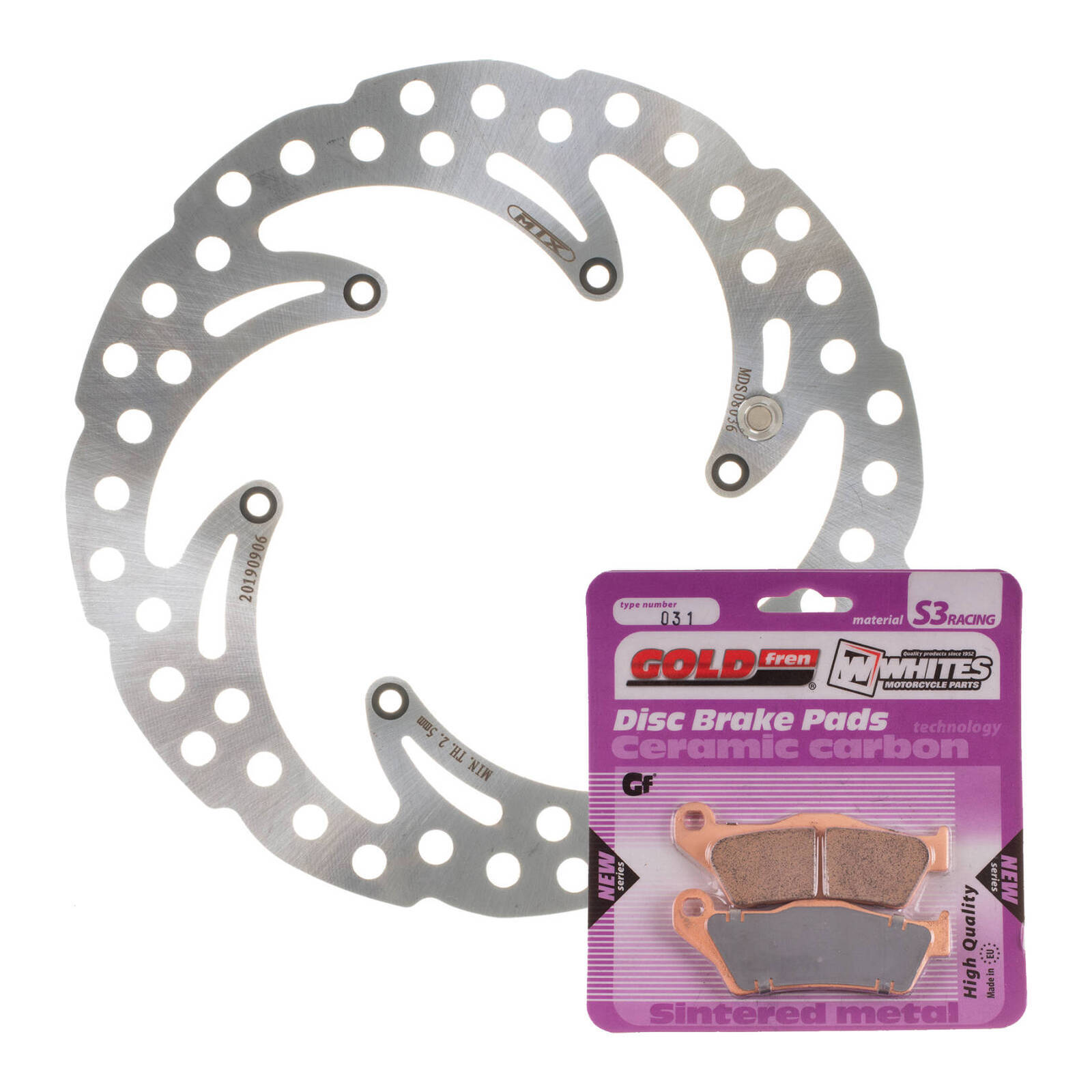 Brake Disc & Pad Front Kit - KTM 250 SX-F '05-'06 - Wave