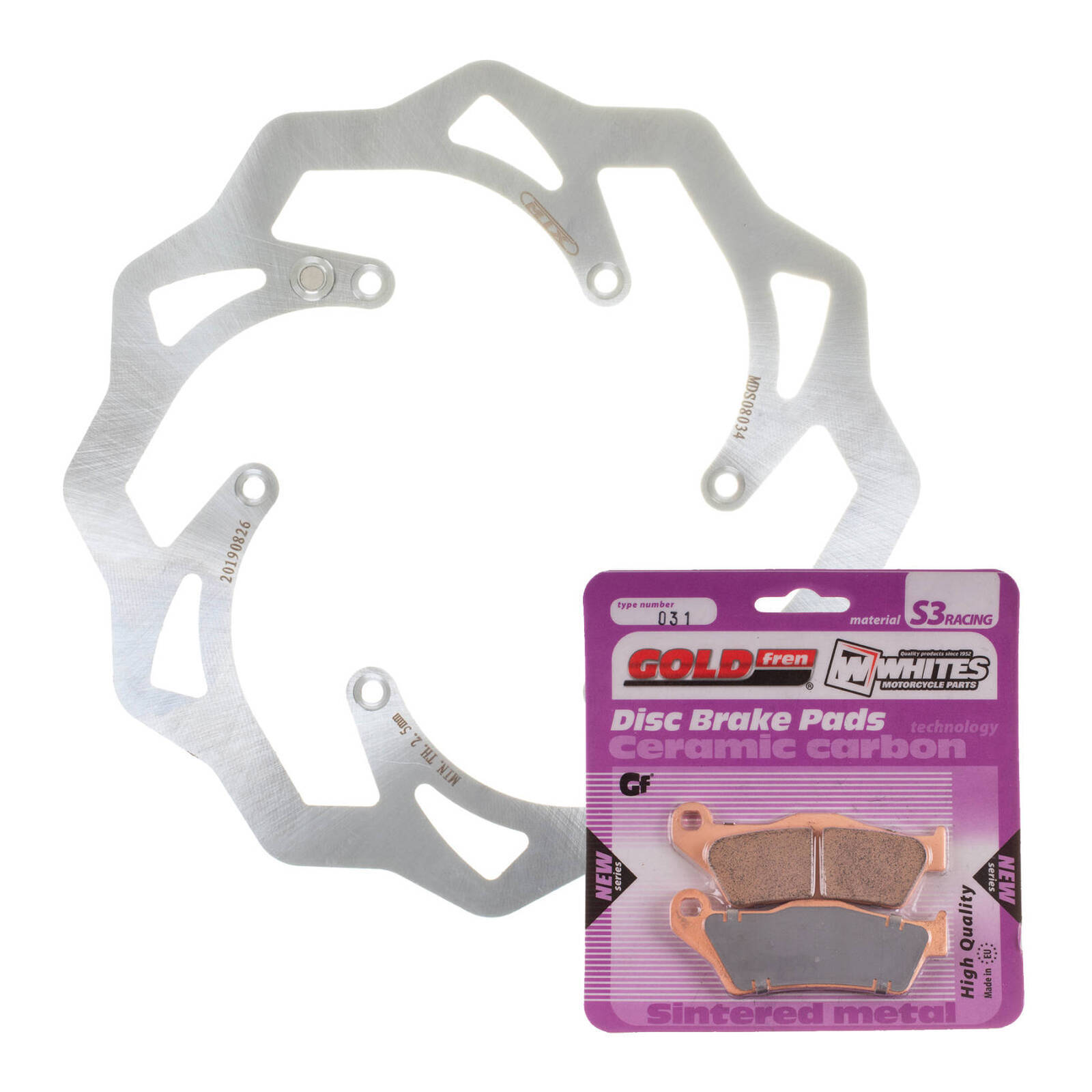 Brake Disc & Pad Front Kit - KTM 250 SX-F '07-'19 - Wave