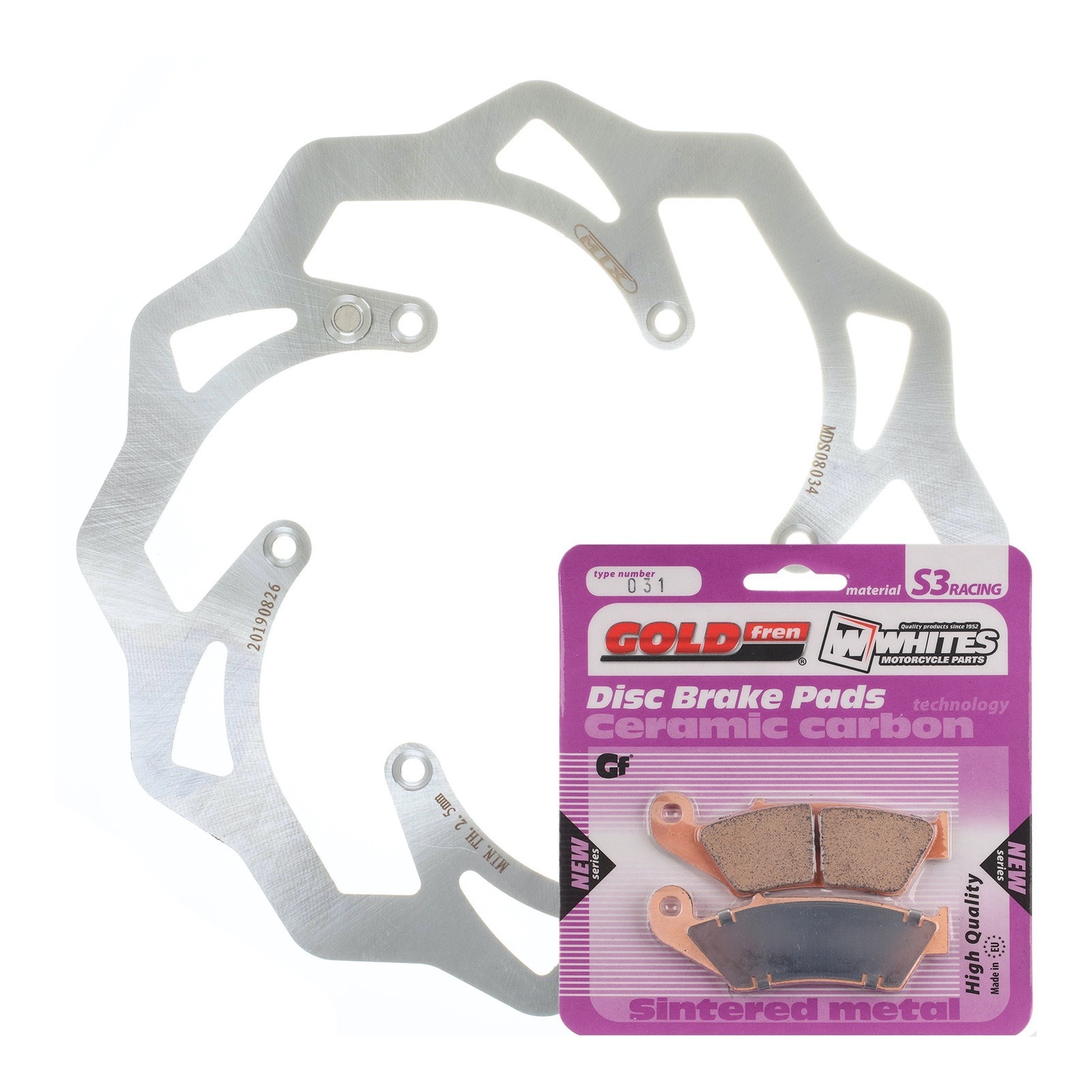 Brake Disc & Pad Front Kit - KTM 450 SX-F '07-'19 - Wave