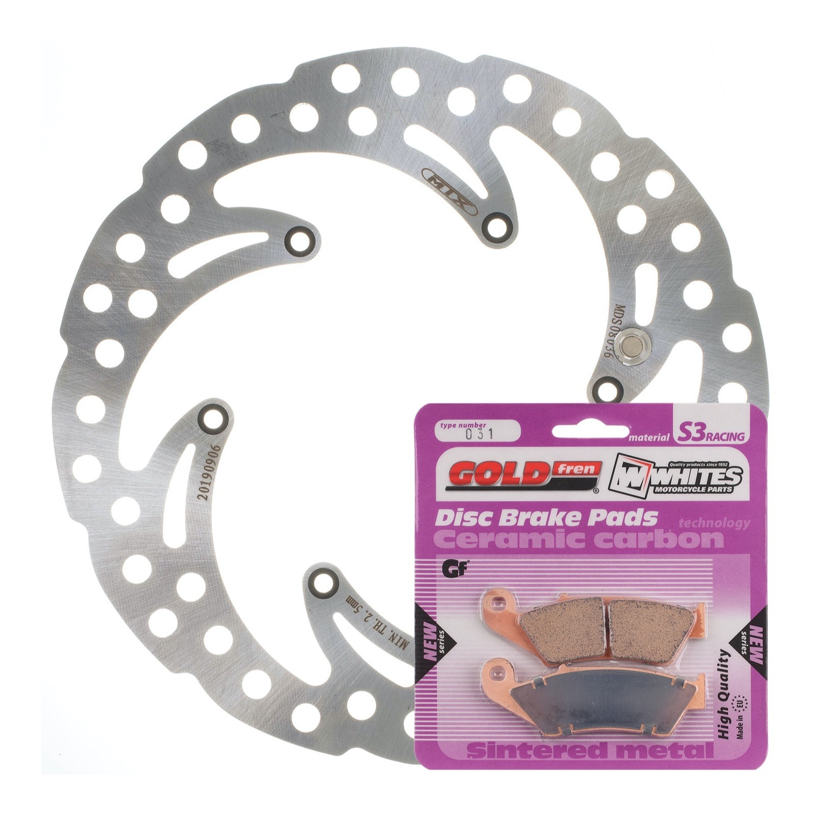 Brake Disc & Pad Front Kit - KTM 450 EXC '03-'06 - Wave