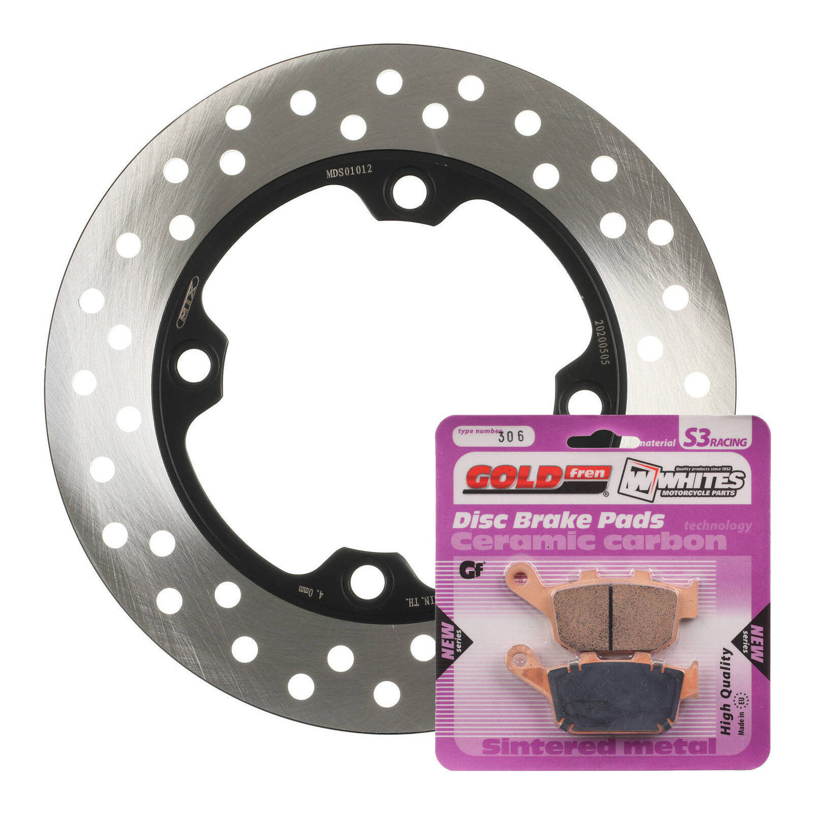 Brake Disc & Pad Rear Kit - Honda CBR250R '11-'15