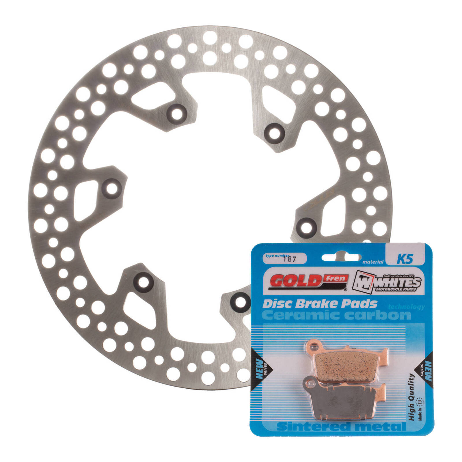 Brake Disc & Pad Rear Kit - Yamaha YZ250F '03-'19