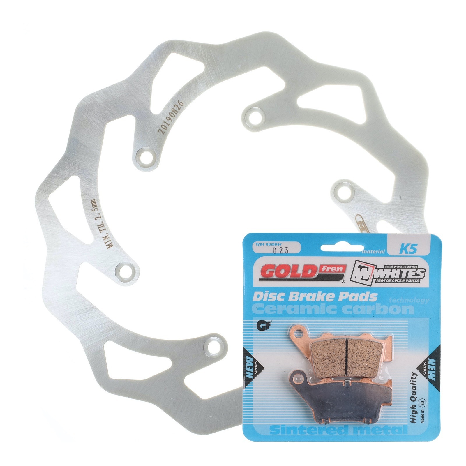 Brake Disc & Pad Rear Kit - KTM 450 EXC '03 - Wave