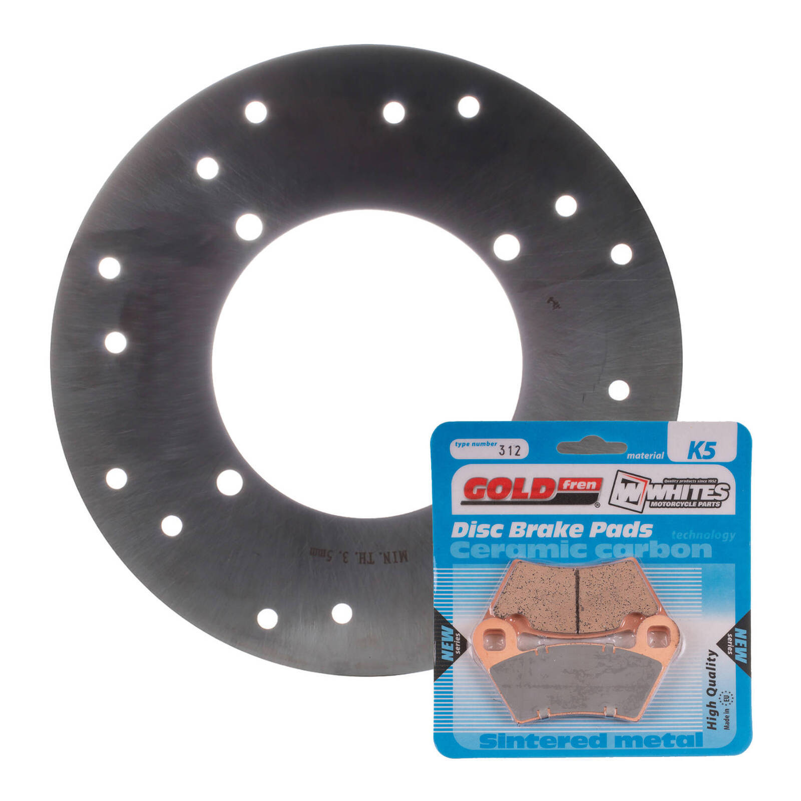 Brake Disc & Pad Rear Kit - Polaris ACE 570 HD EPS '18-'20