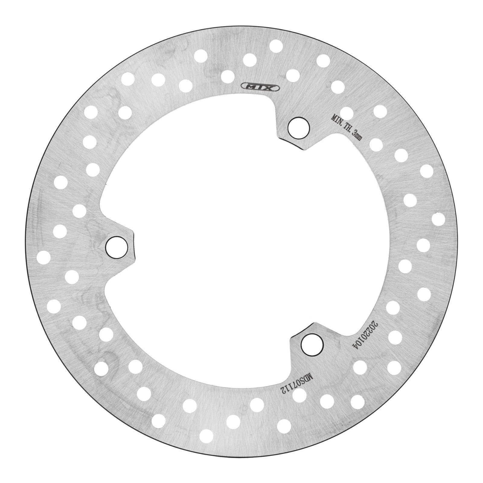 MTX Brake Disc Solid Type - Front