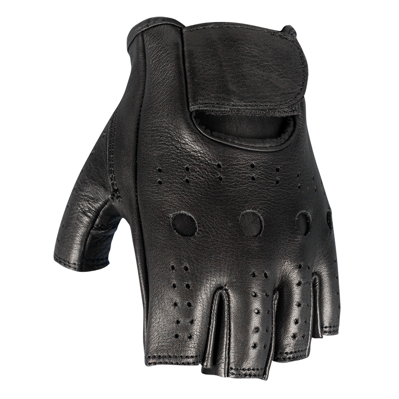 MOTODRY FINGERLESS GLOVE BLACK 