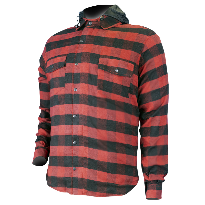 MOTODRY HUNTER JACKET BLACK RED - S