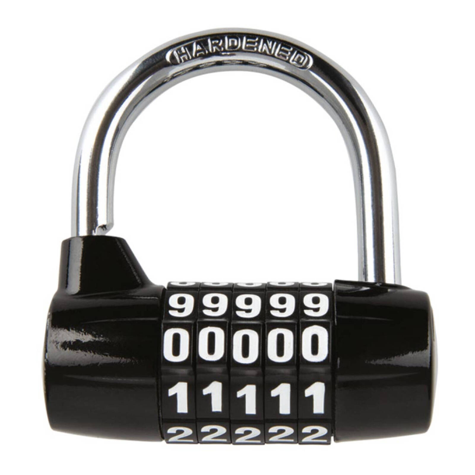 Oxford 5-Digit Combination Padlock - Black