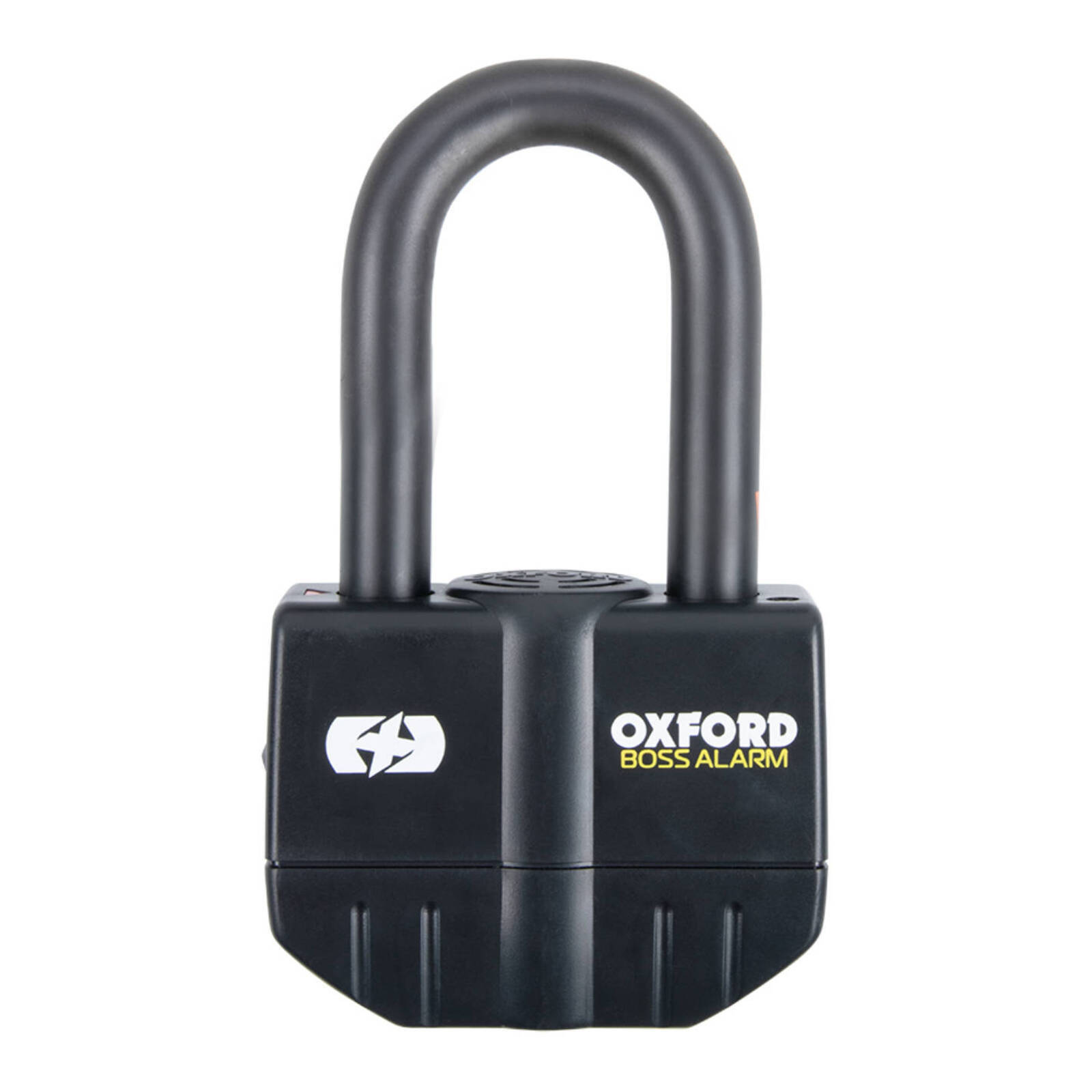 Oxford Boss Alarm 16mm Padlock - Black