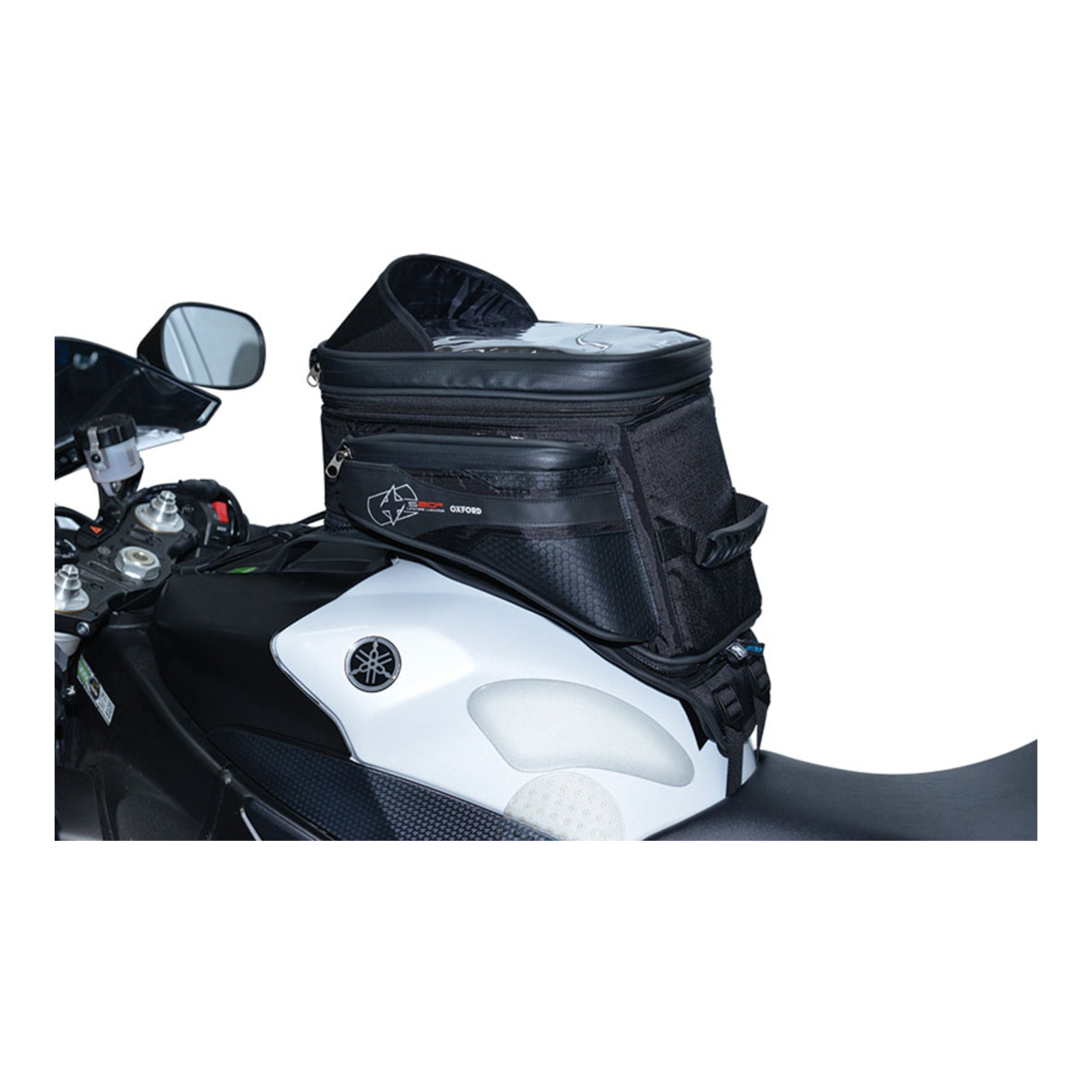 Oxford Tank Bag Strap-On S20R - Black