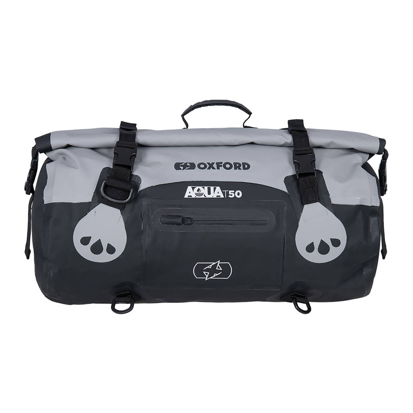 Oxford Roll Bag Aqua T50 - Black / Grey