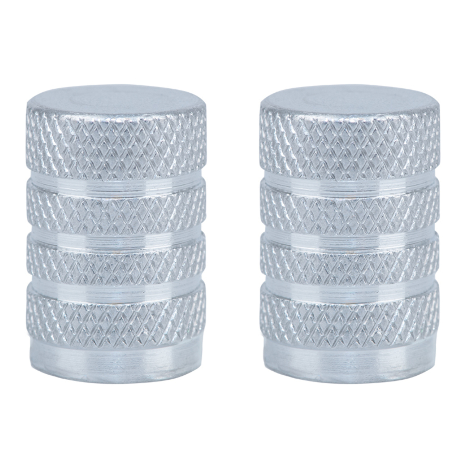 Oxford Gripper Valve Caps - Silver