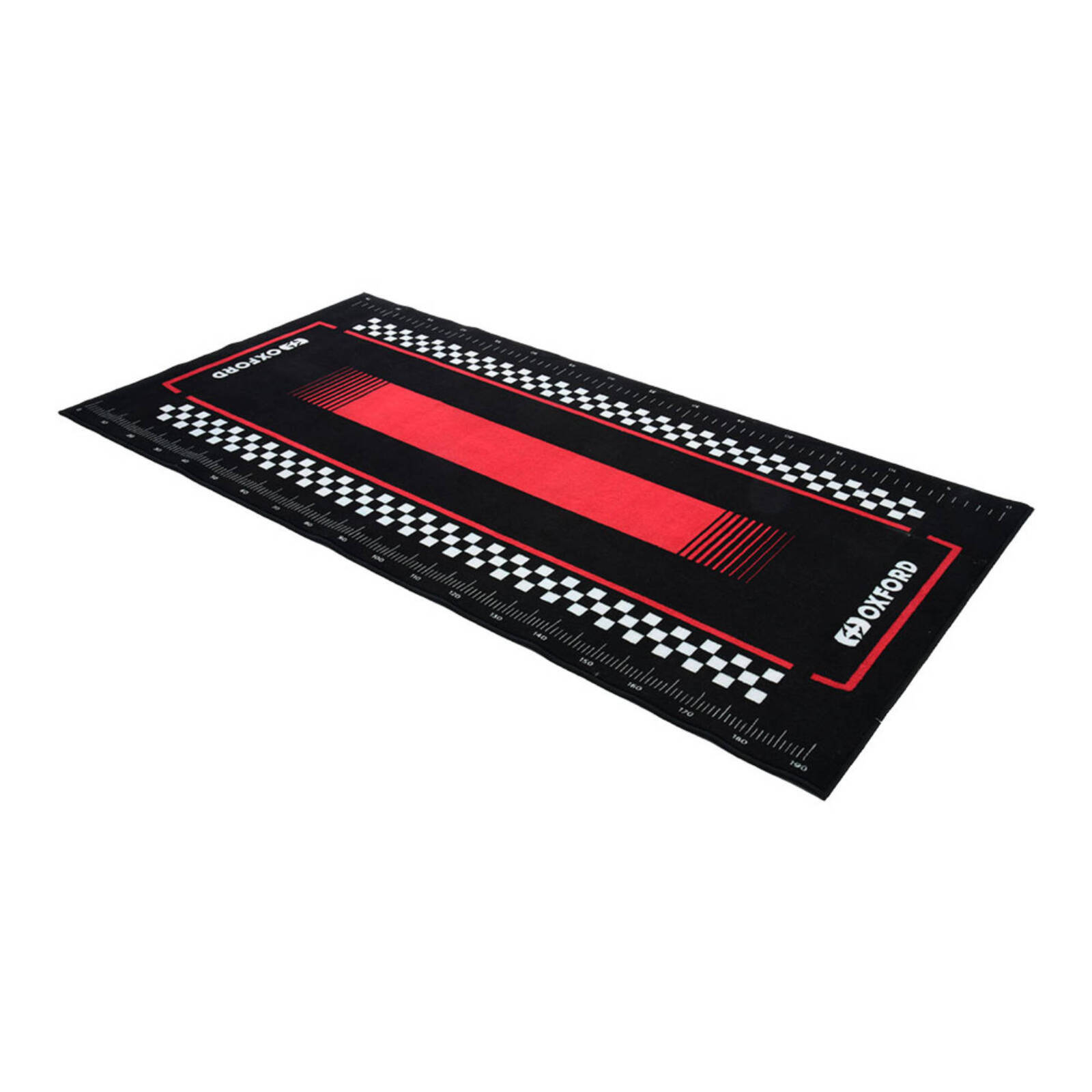 Oxford Workshop Mat Pitlane - Red L 200 X 100cm
