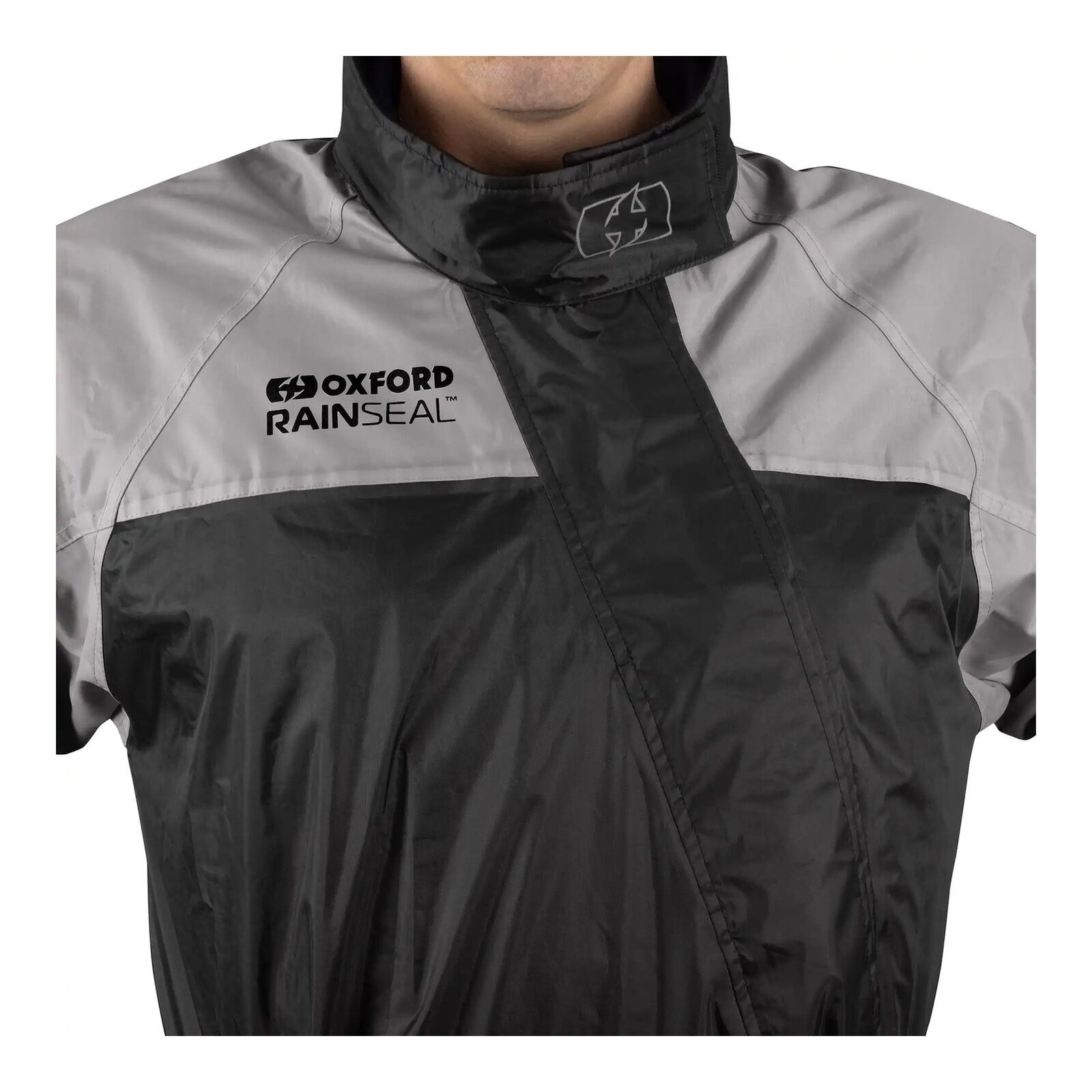 Oxford Rainseal One-Piece Rain Suit - Bright / Black (S)