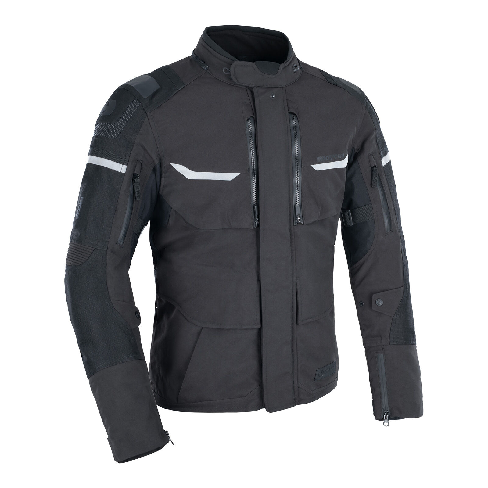 Oxford Stormland Dry2Dry Men's Leather Jacket - Black (2XL)