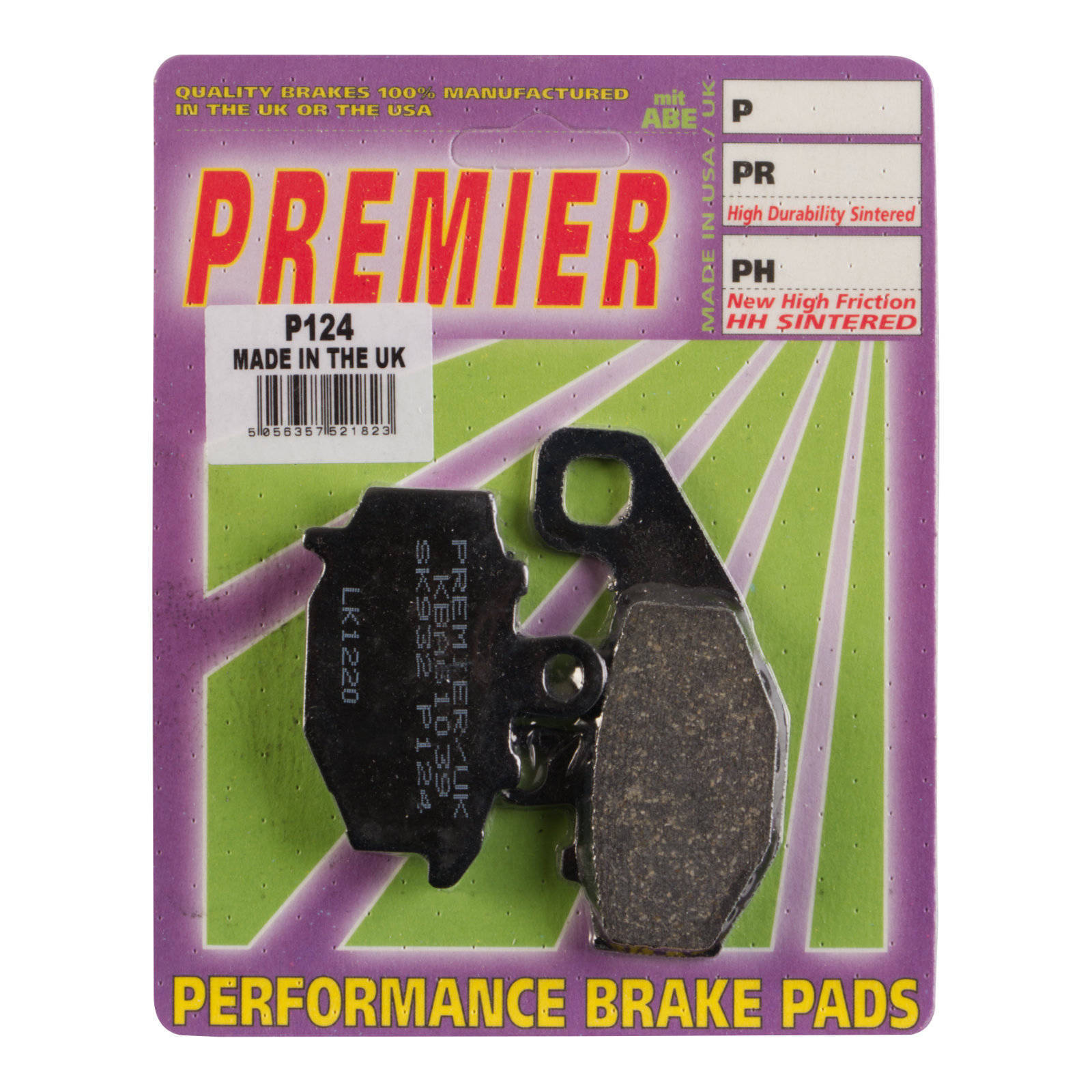 Premier Brake Pads - P Organic Standard