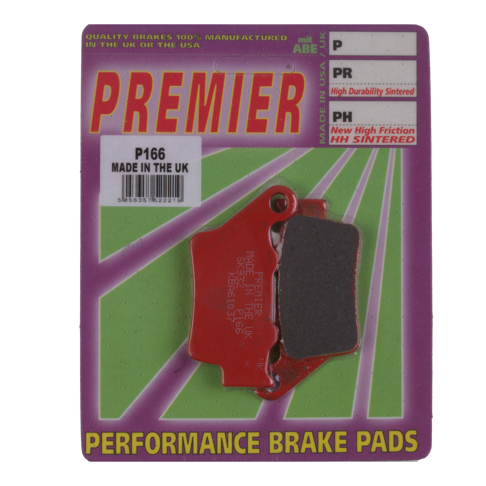 Premier Brake Pads - P Organic Standard