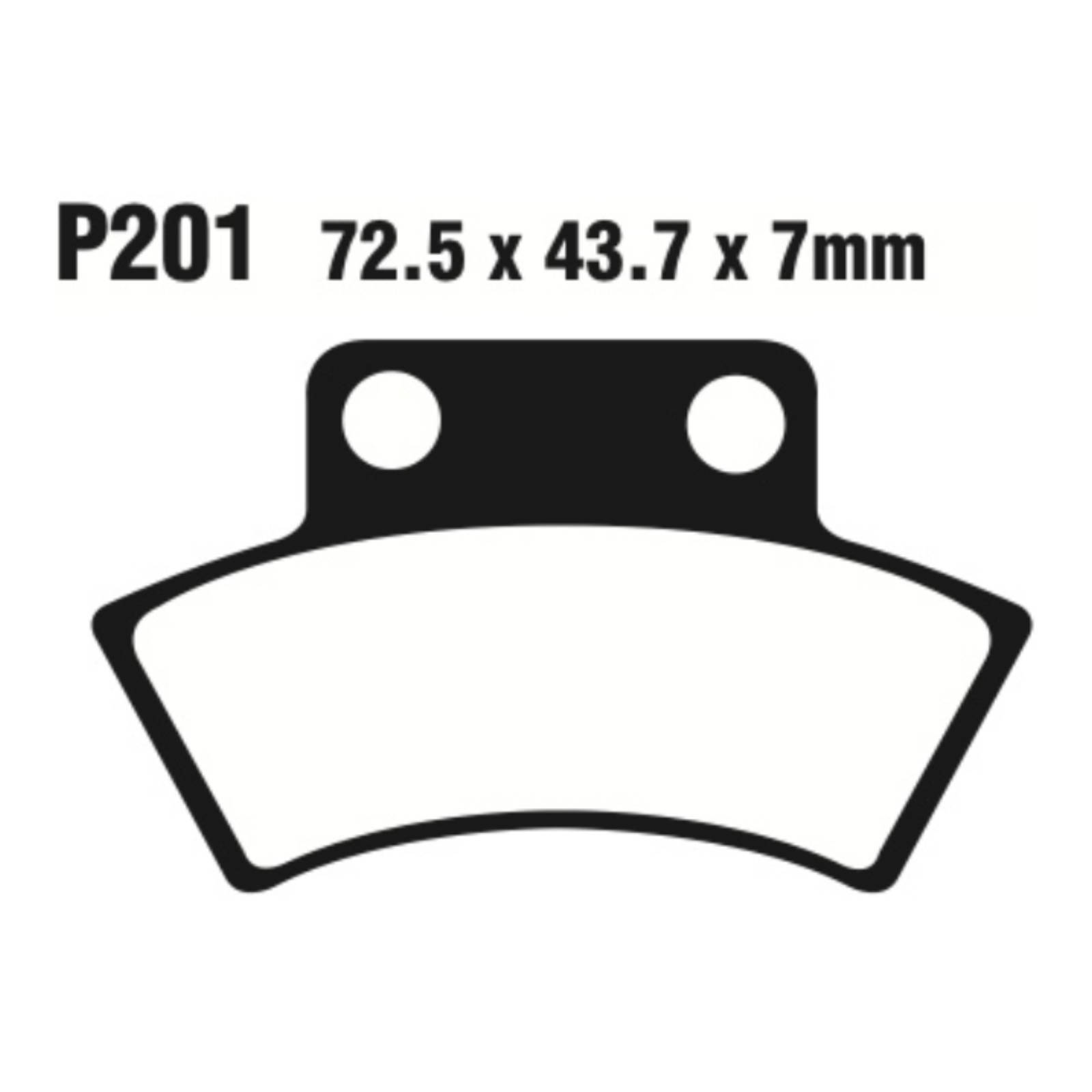 Premier Brake Pads - P Organic Standard