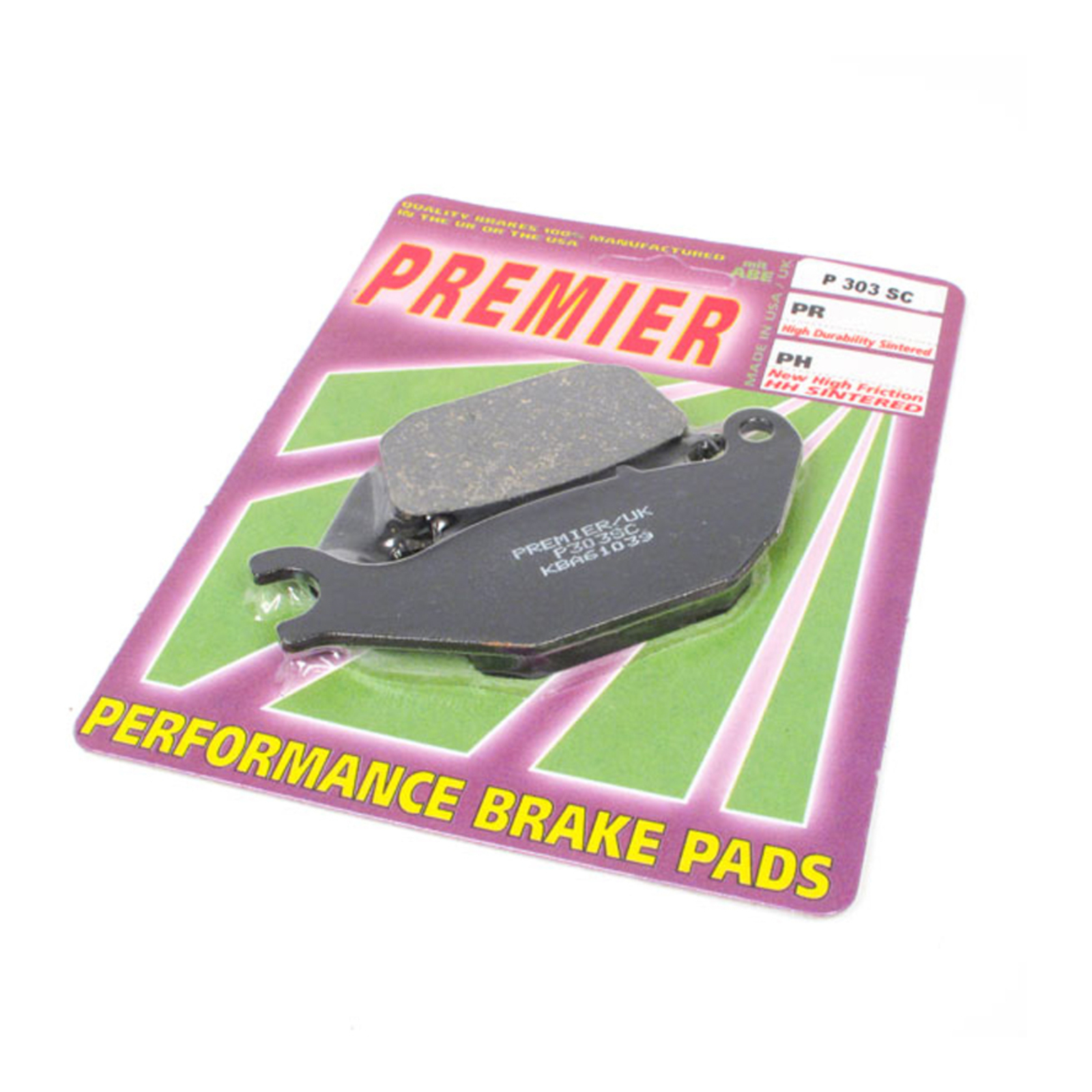 Premier Brake Pads - P-SC Organic Scooter