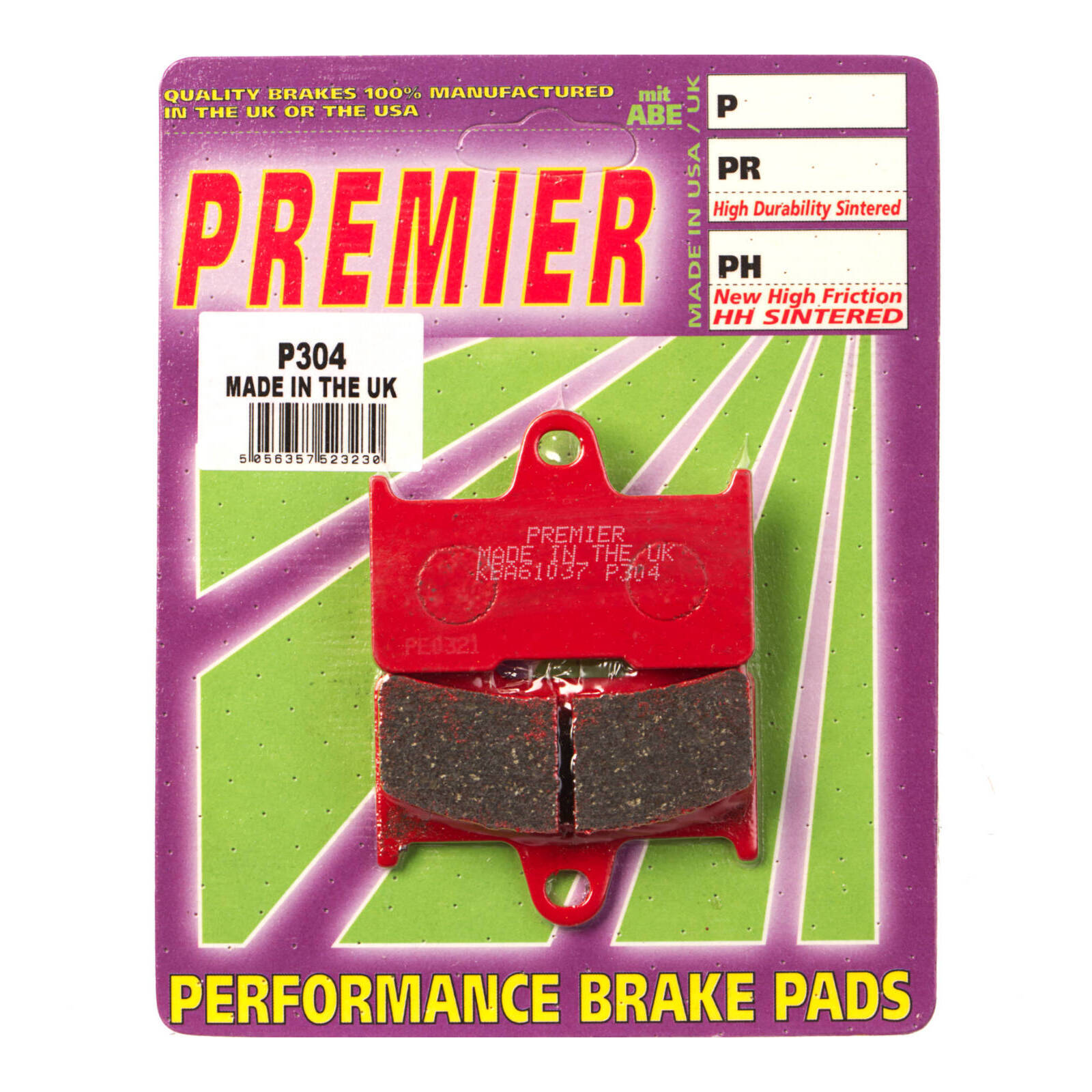 Premier Brake Pads - P Organic Standard