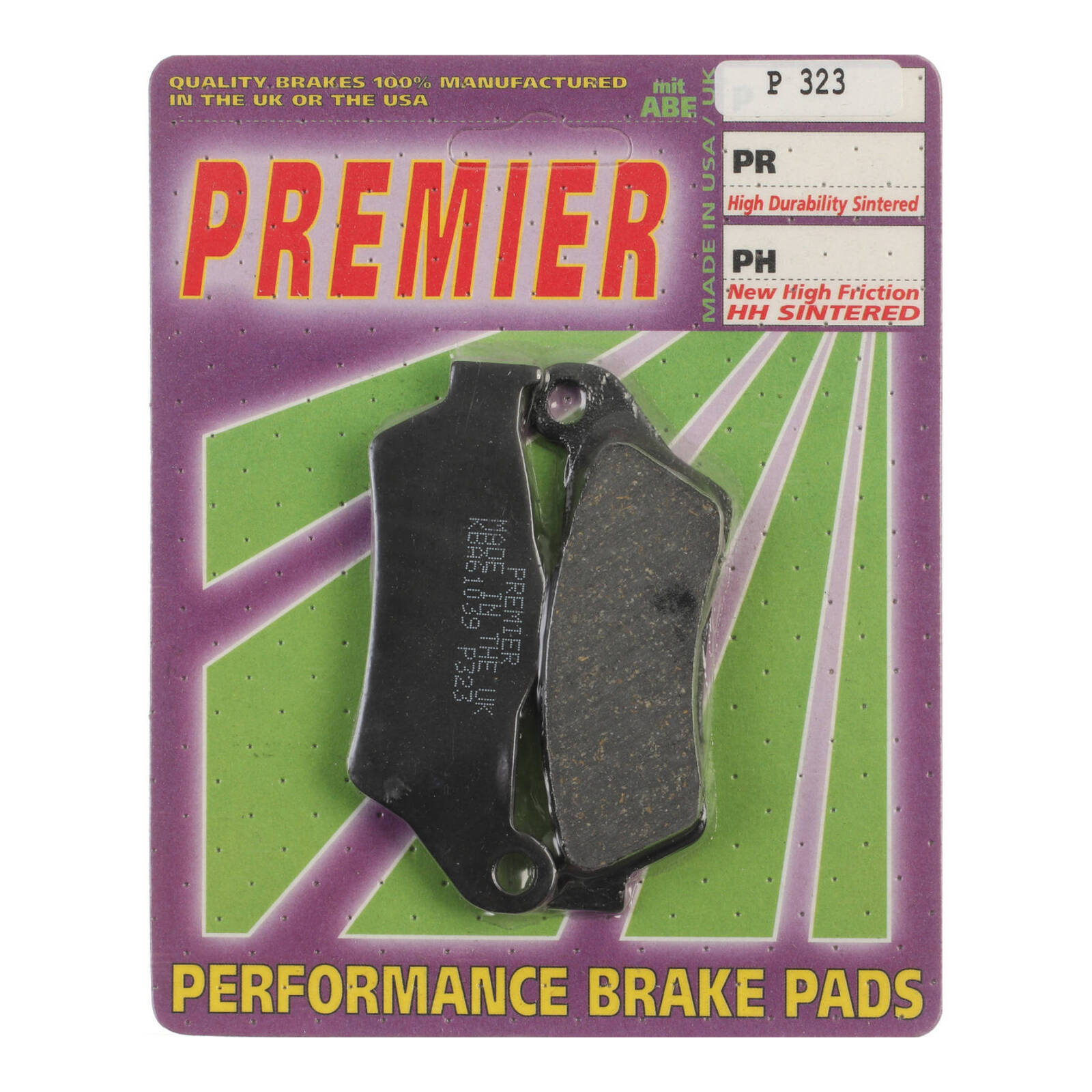 Premier Brake Pads - P Organic Standard