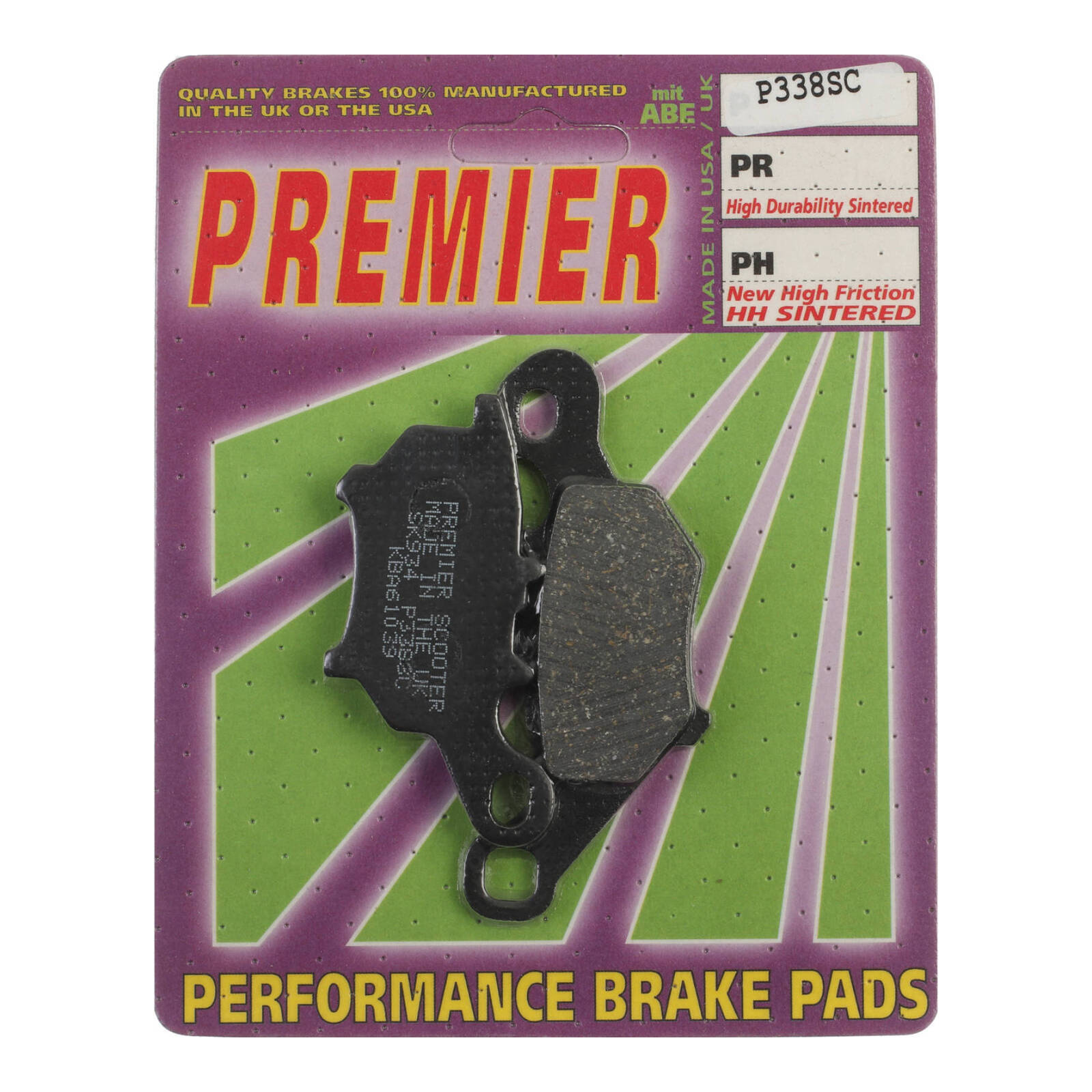 Premier Brake Pads - P Organic Standard