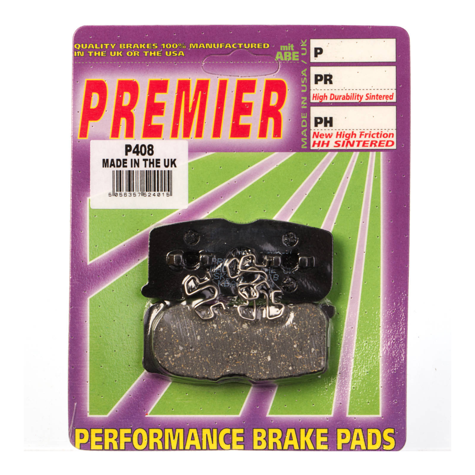 Premier Brake Pads - P Organic Standard