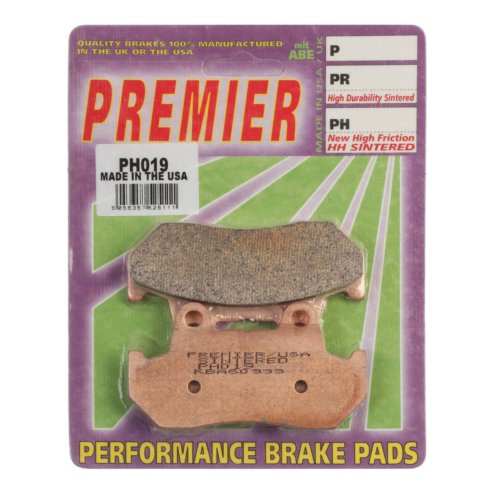 Premier Brake Pads - PH Street Sintered