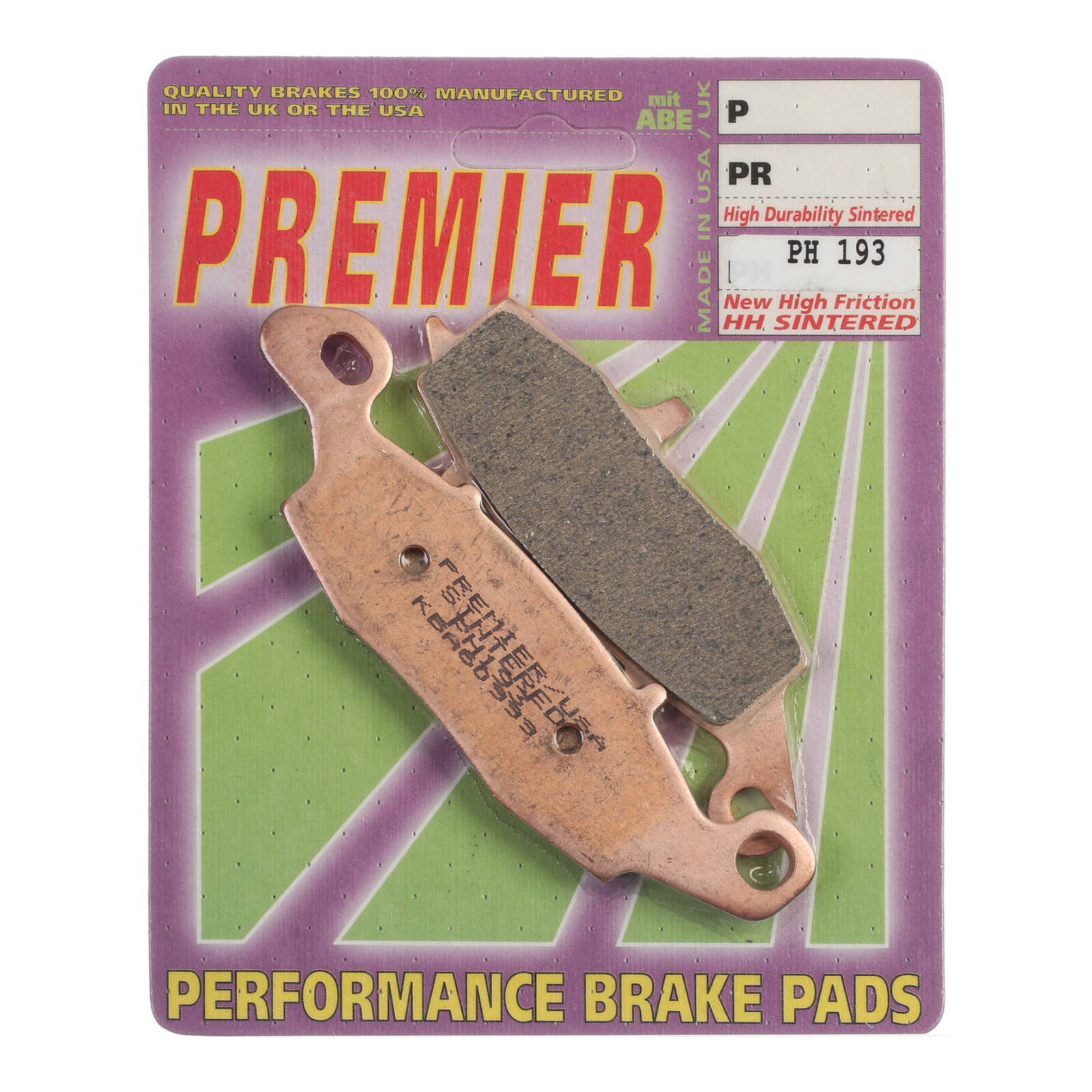 Premier Brake Pads - PH Street Sintered (GF104S3)