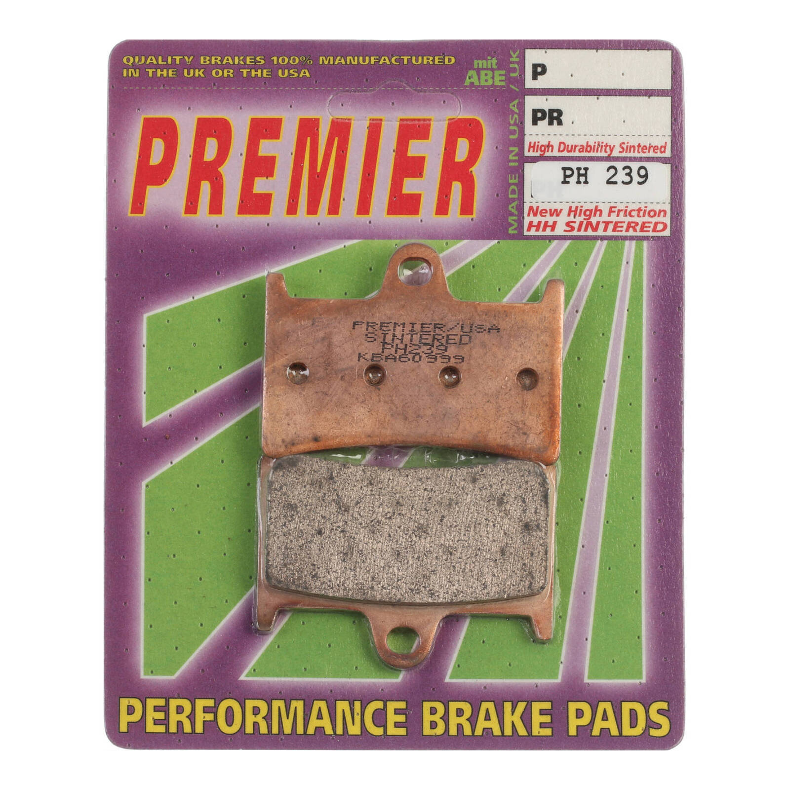 Premier Brake Pads - PH Street Sintered (GF070S3)