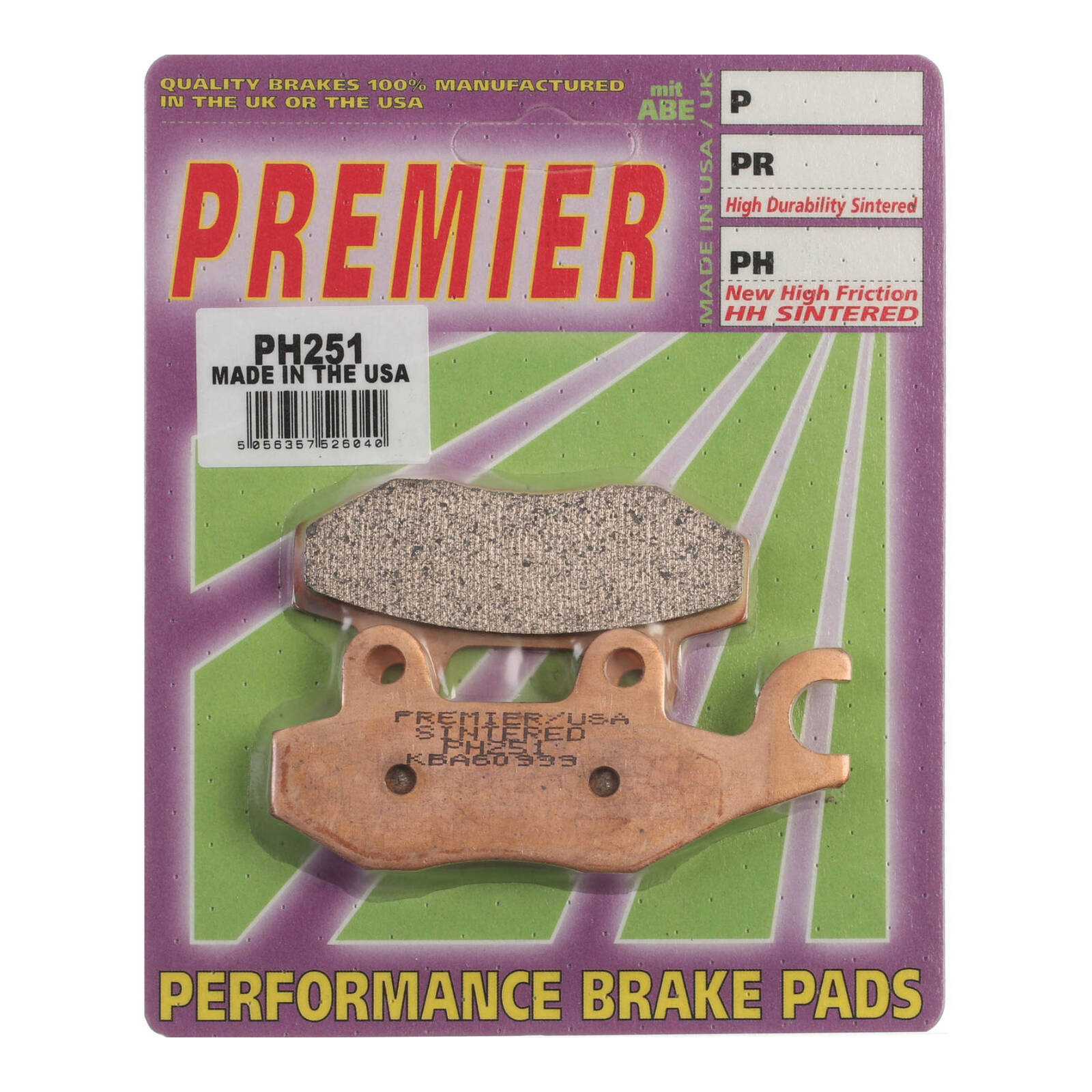 Premier Brake Pads - PH Street Sintered (GF247S3)