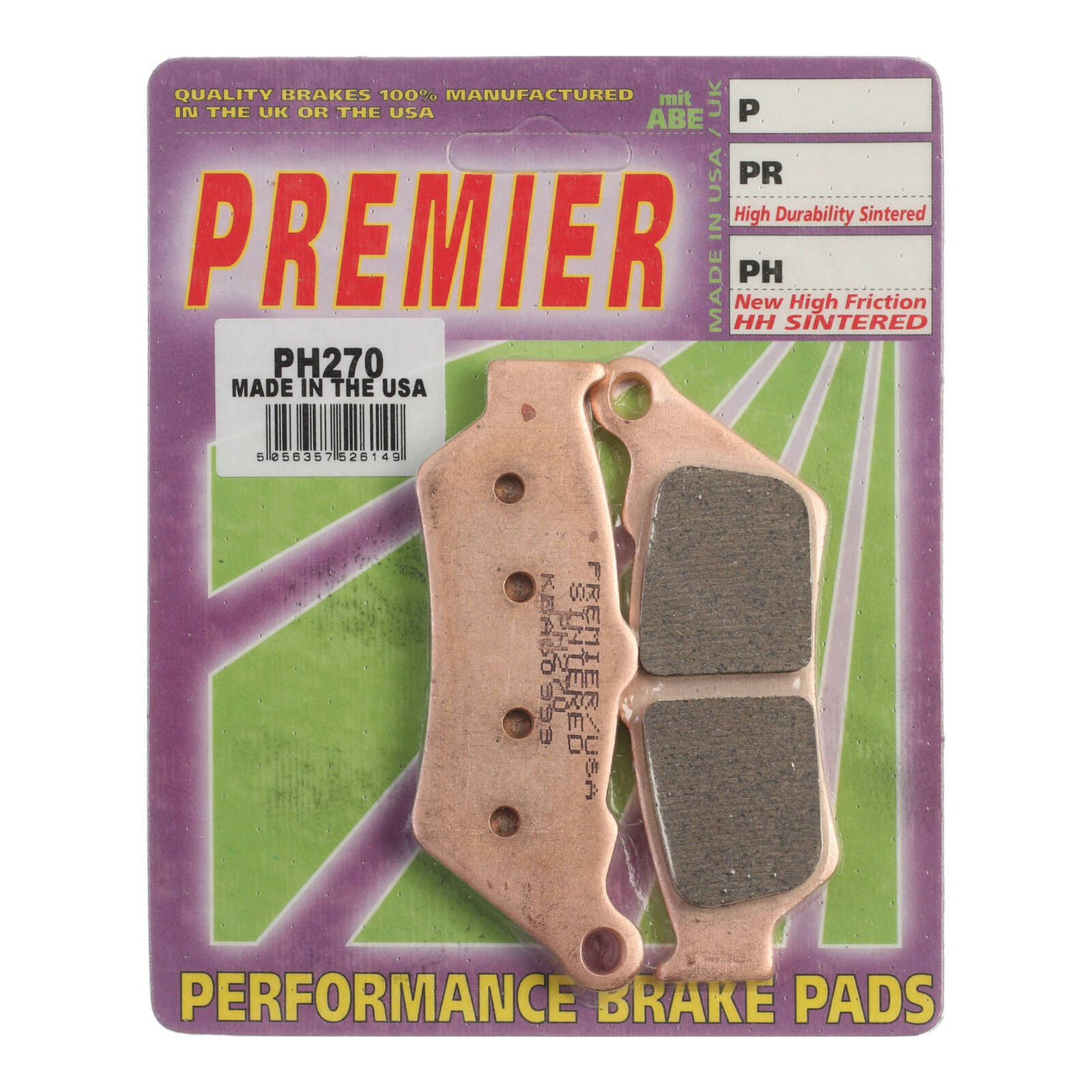 Premier Brake Pads - PH Street Sintered (GF106S3)