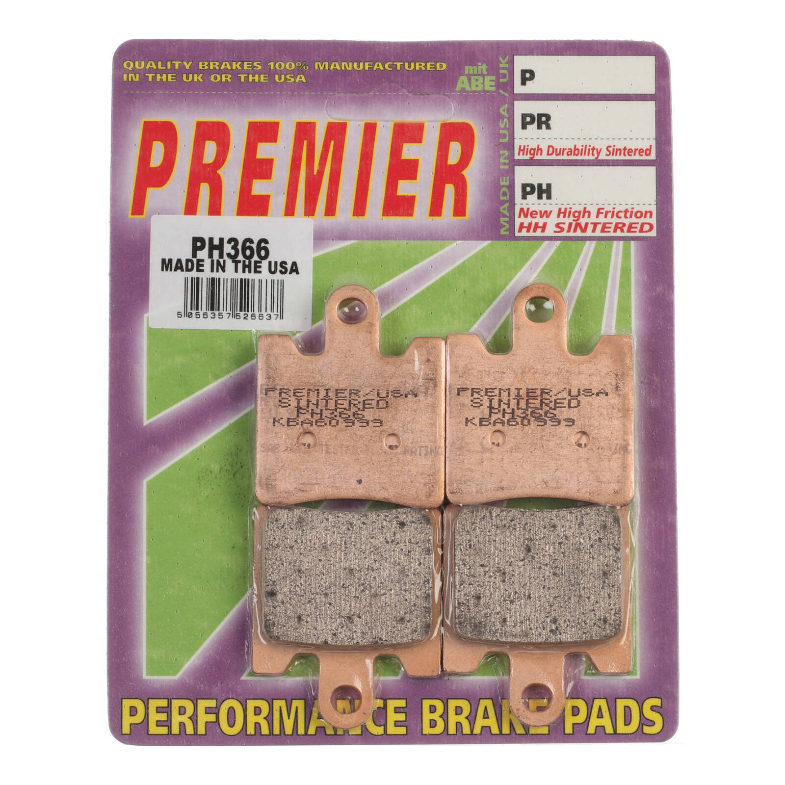 Premier Brake Pads - PH Street Sintered (GF326S3)