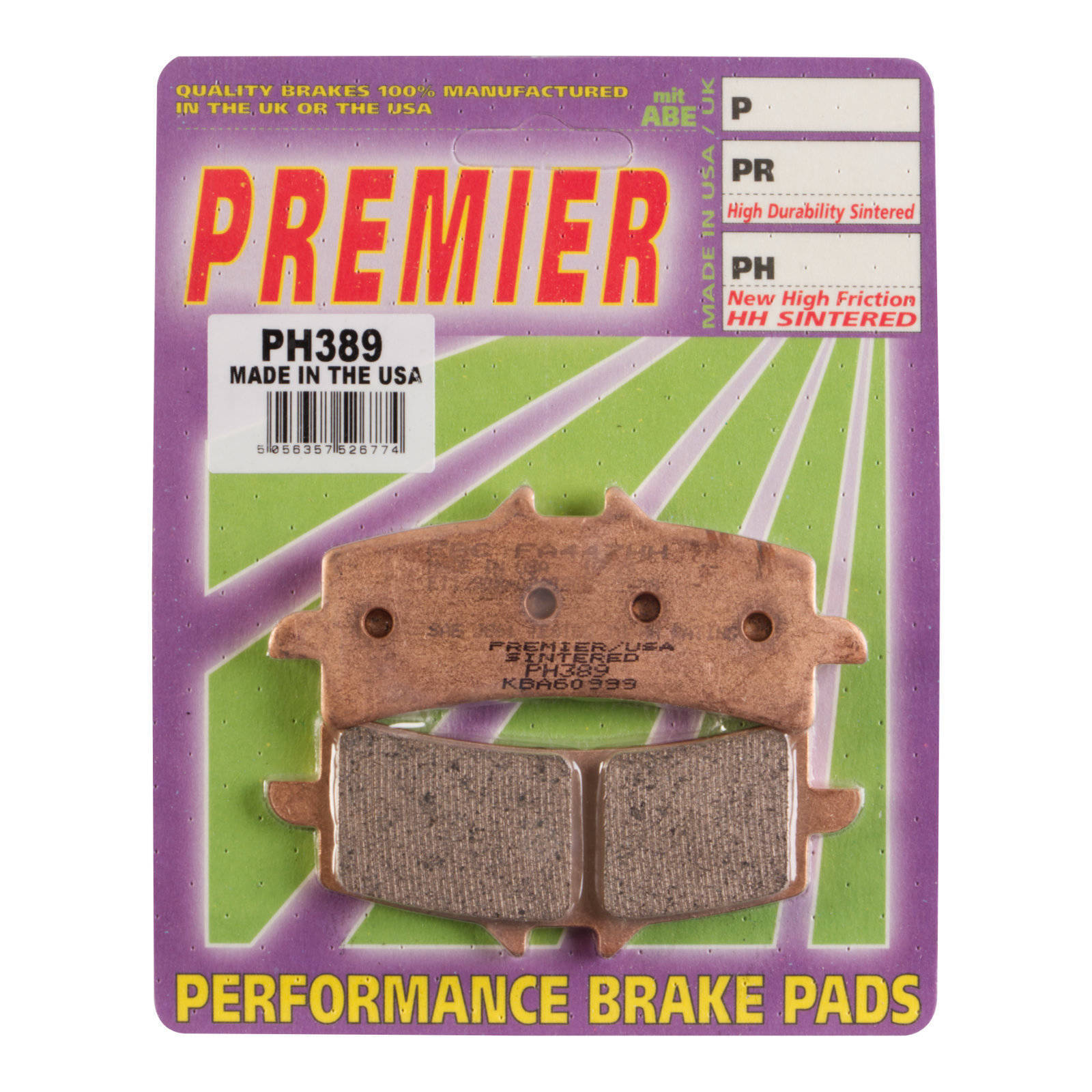 Premier Brake Pads - PH Street Sintered (GF258S3)