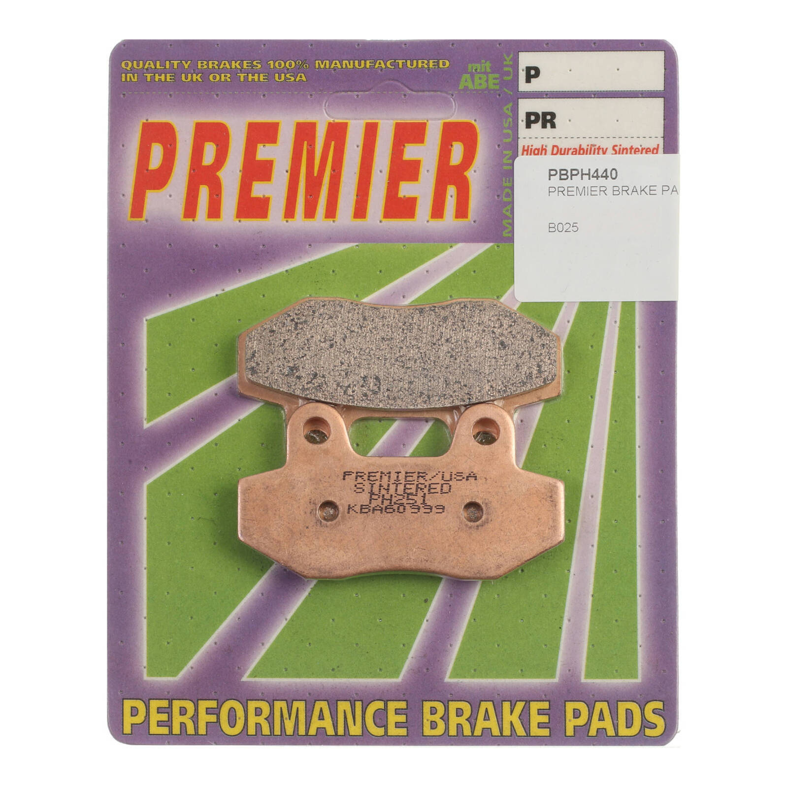 Premier Brake Pads - PH Street Sintered