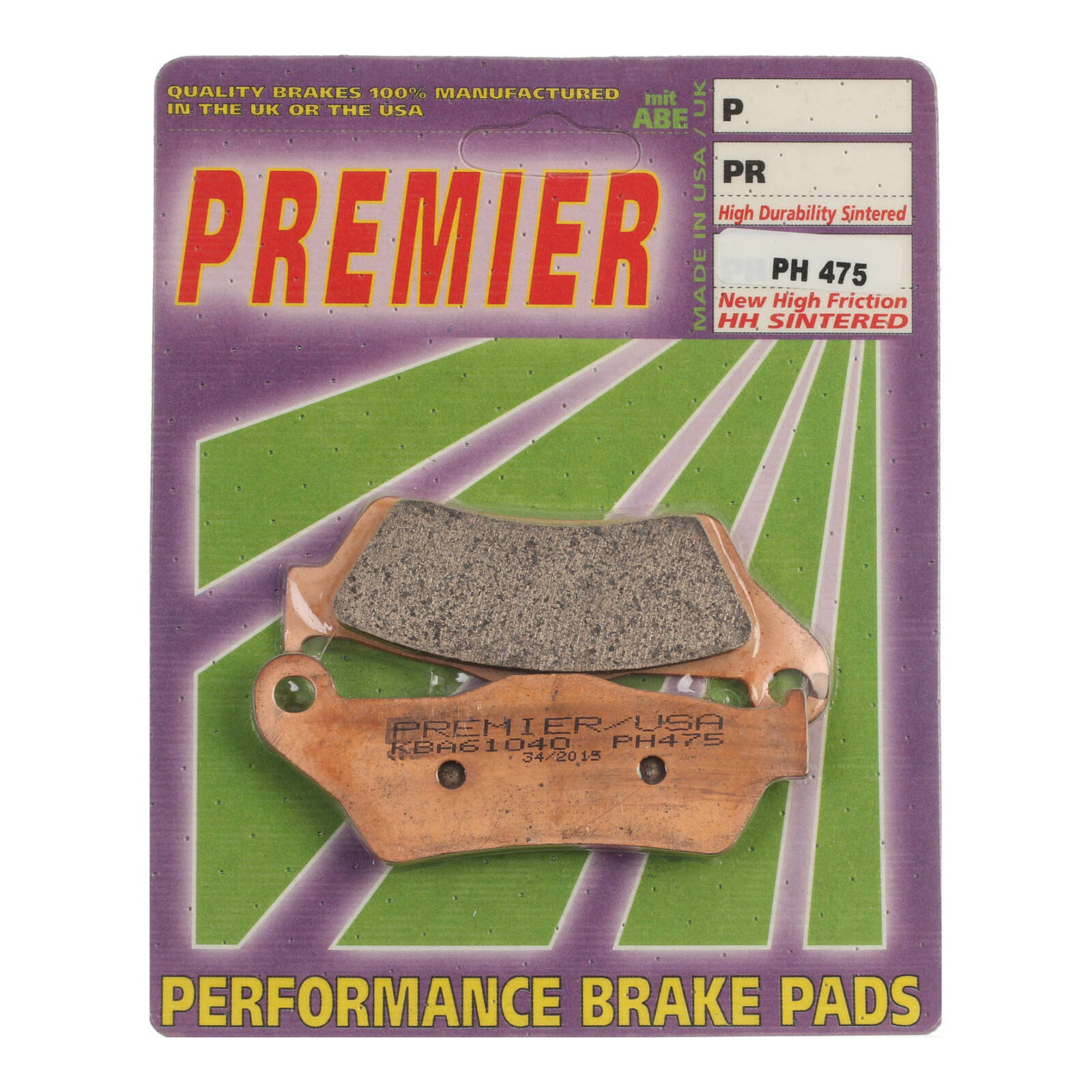 Premier Brake Pads - PH Street Sintered