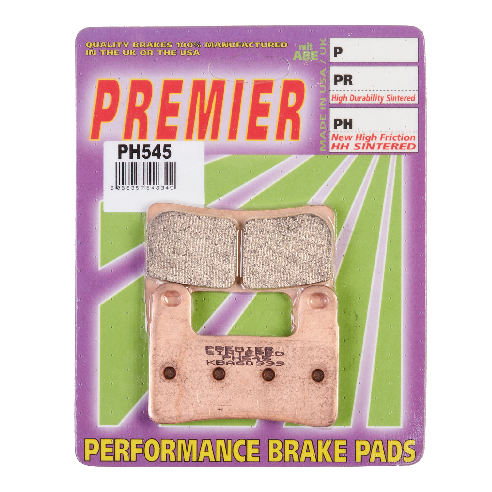 Premier Brake Pads - PH Street Sintered