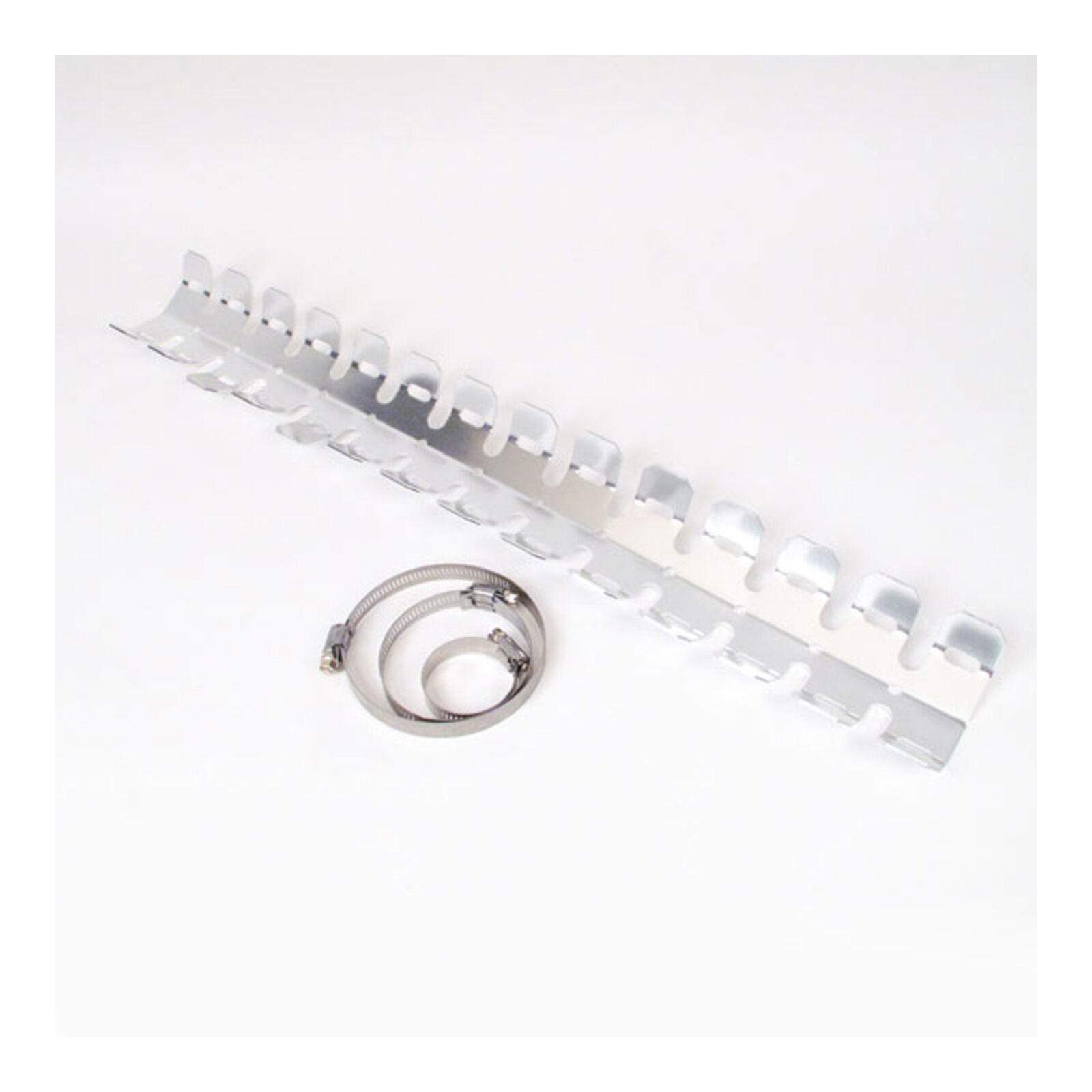 Whites Head Pipe Guard with Clamp - Silver