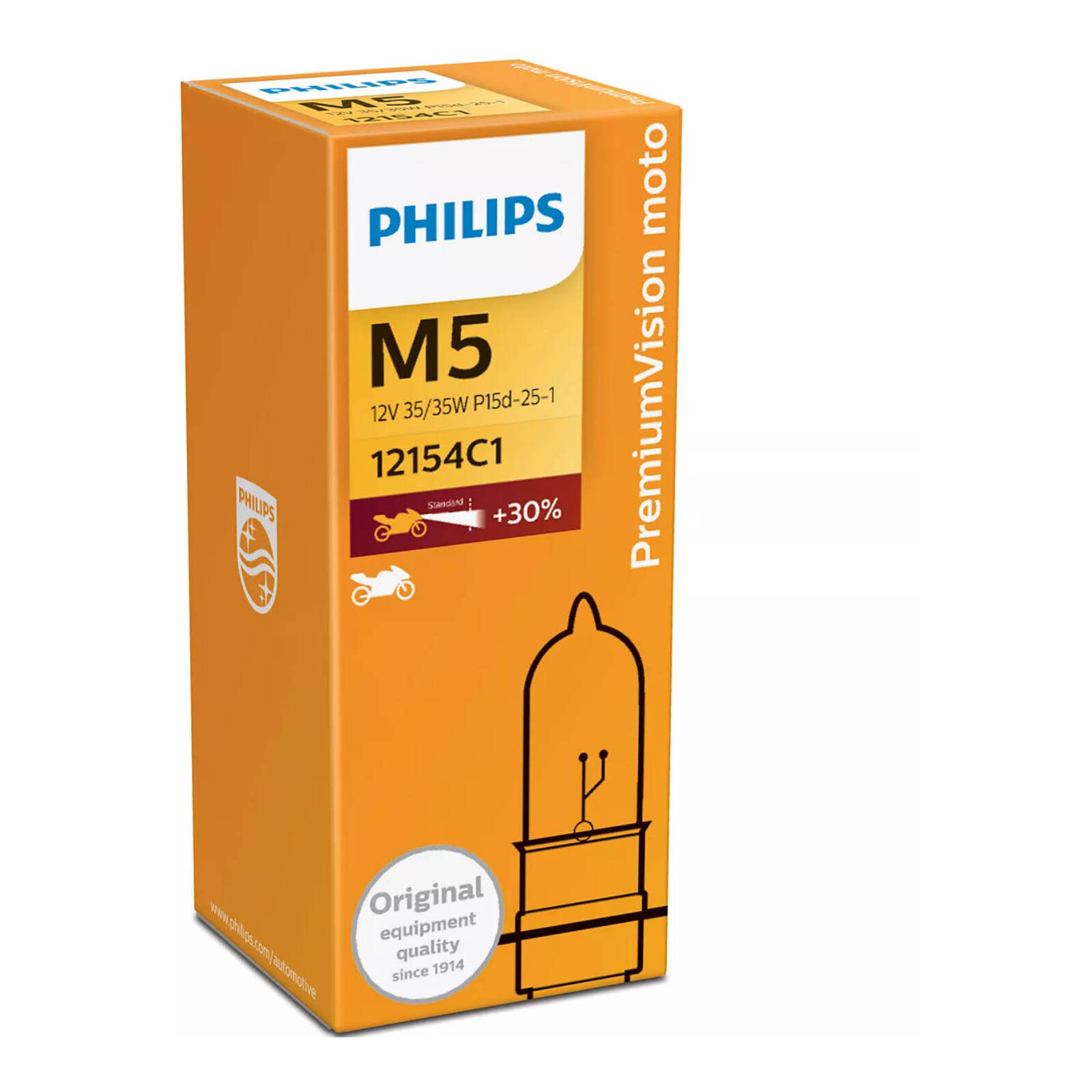 Philips Bulb M5 12154 ES 12V 35/35W P15D-25-3 C1