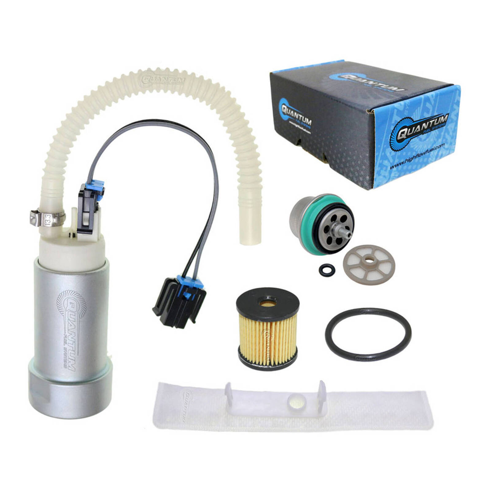 Quantum In-tank EFI Fuel Pump with Regulator  Tank Seal  Filter