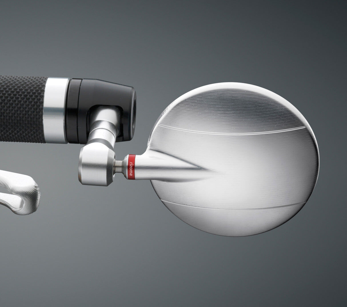 Rizoma Spy-R 80mm Bar End Mirror Silver (Each)