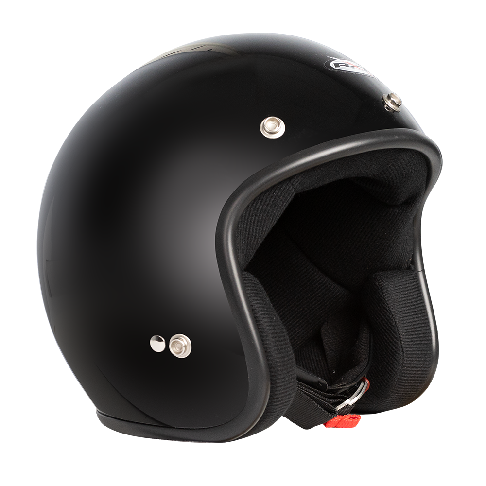 RXT CHALLENGER OPENFACE BLACK HELMET