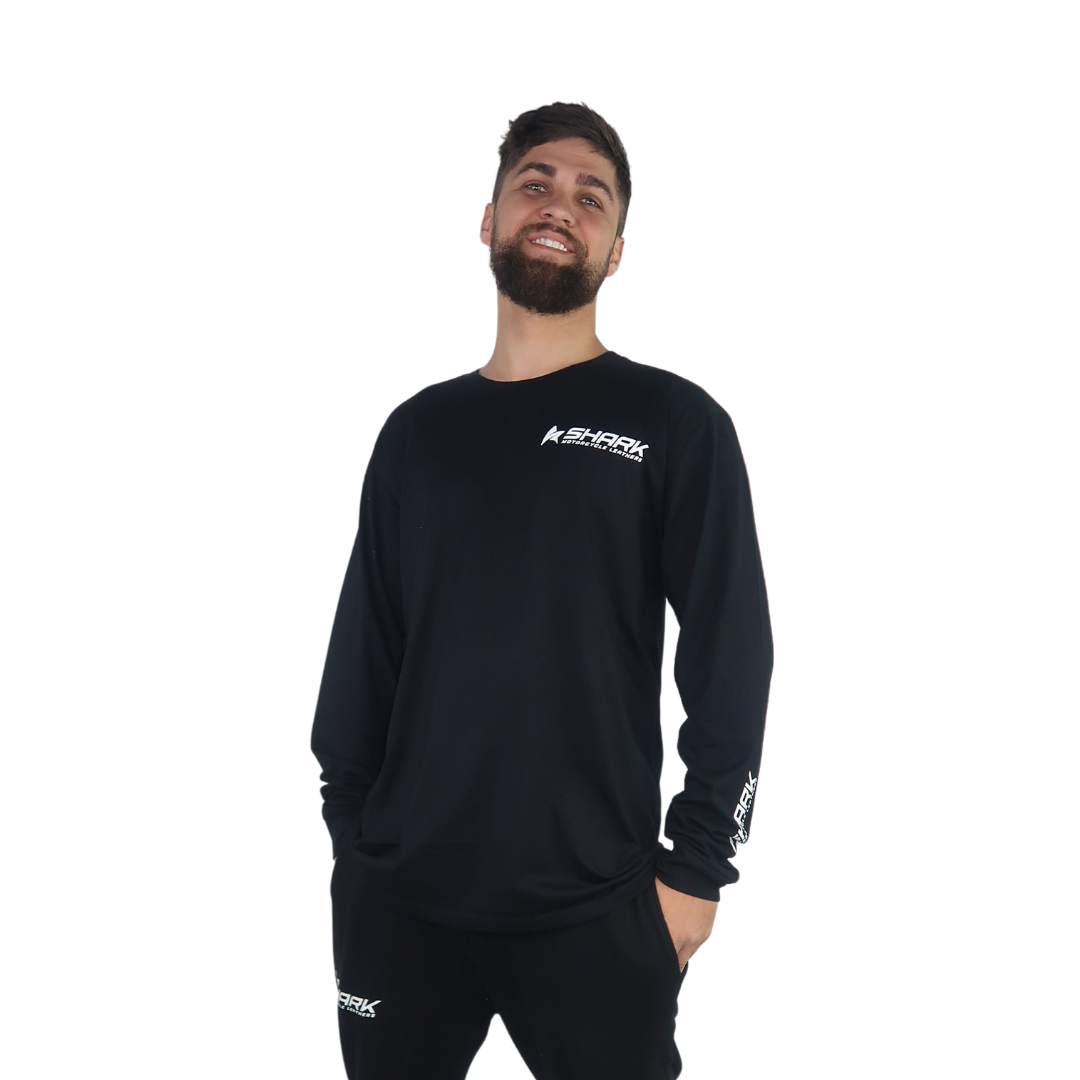 Shark Corp 2 Long Sleeve Tee [Black - M]