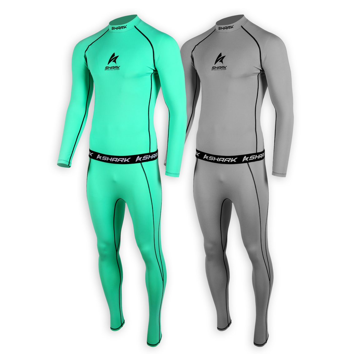 Shark Compression Set - [Teal - 2XS]