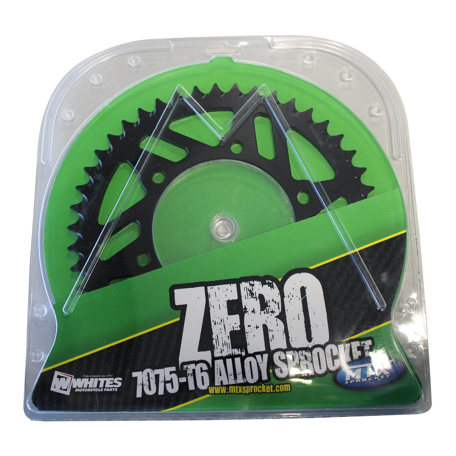 MTX 895 Zero Aluminium Rear Sprocket #428 - Black (49T) (11A-KM4-49BLK)