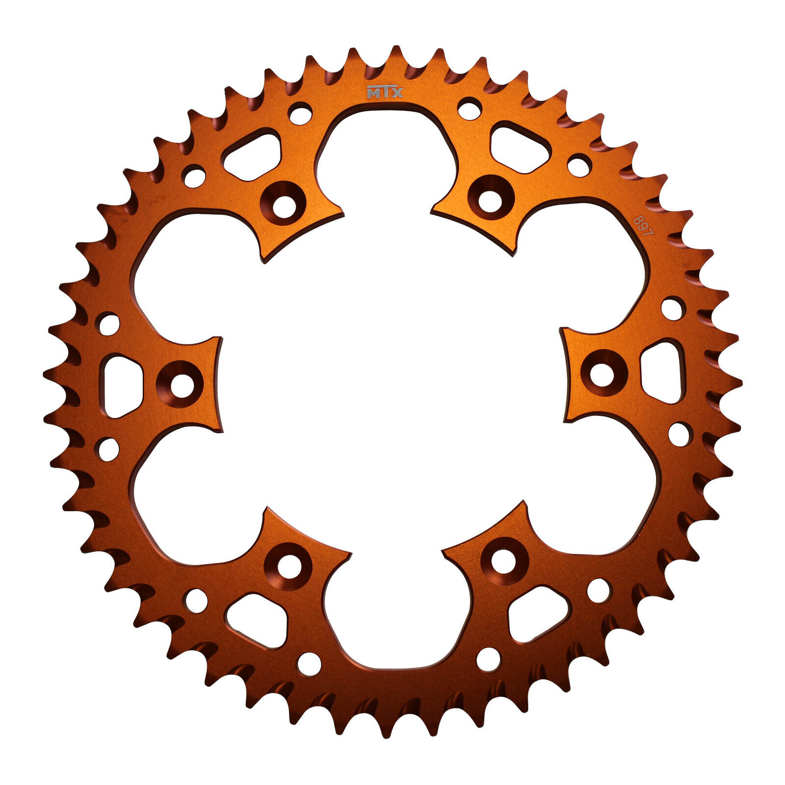 MTX 897 Zero Aluminium Rear Sprocket #520 - Orange (47T) (11A-KM1-47ORG)