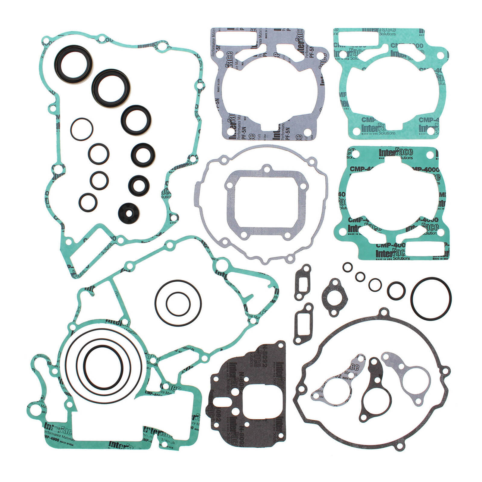 VERTEX COMPLETE GASKET SET W/ OIL SEALS KTM